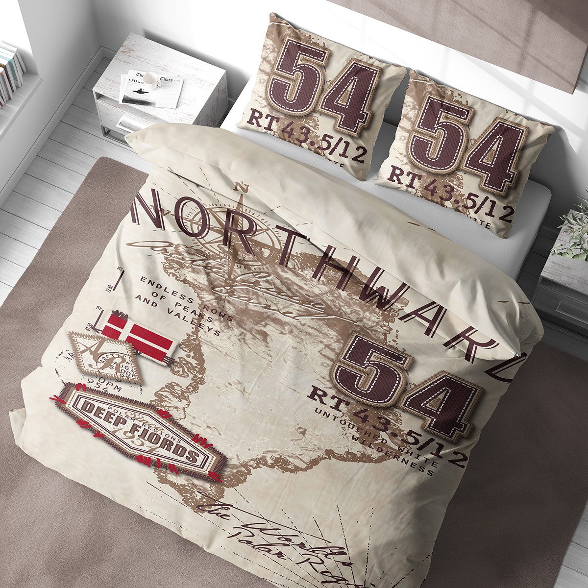 Visaggio Bettwäsche 135x200 155x200 155x220 Bettbezug Allergiker geeignet, günstig online kaufen