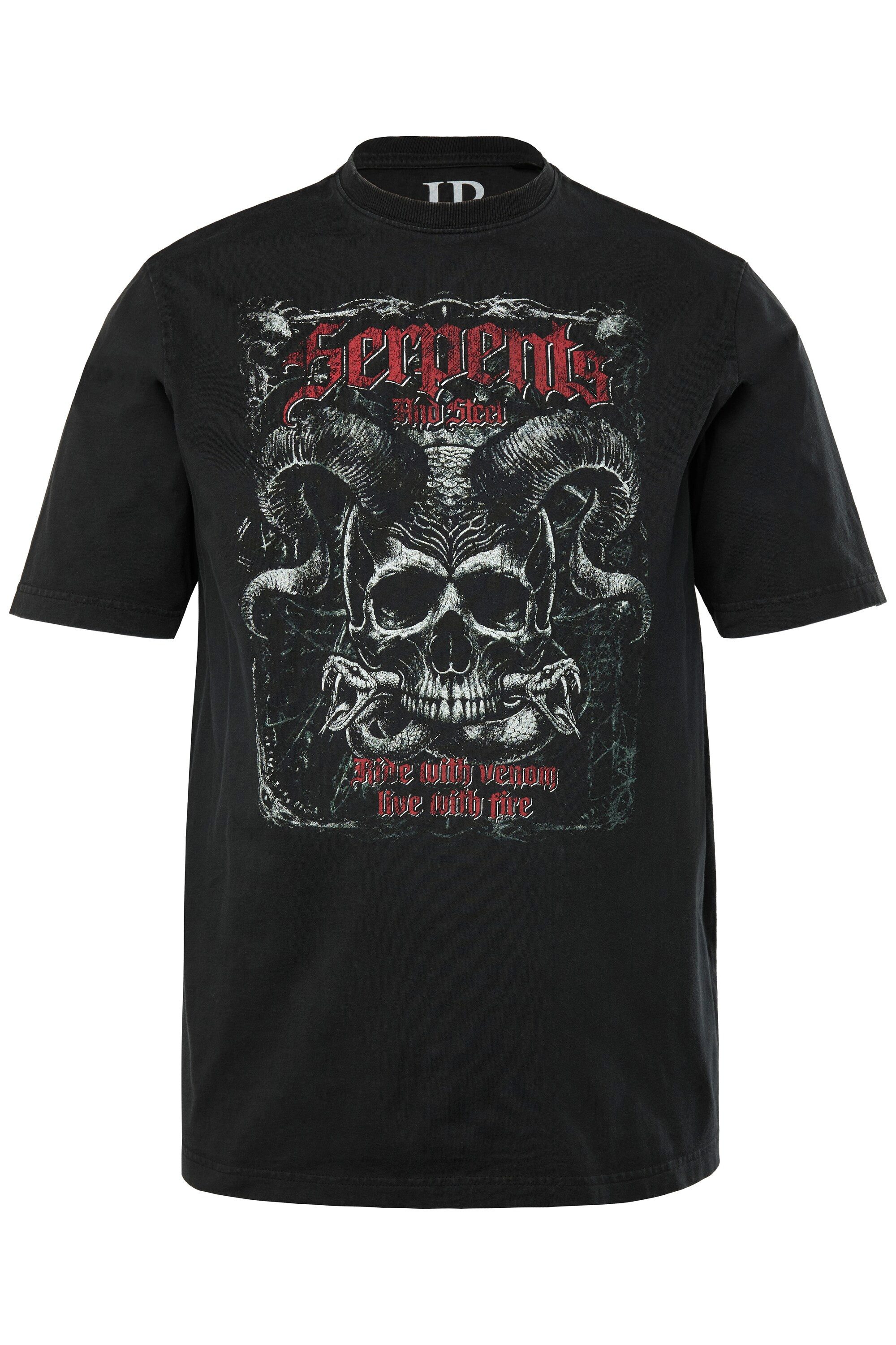 JP1880 T-Shirt JP1880 T-Shirt Halbarm Vintage Look Brustprint günstig online kaufen