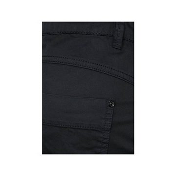 STREET ONE Stoffhose schwarz regular (1-tlg)