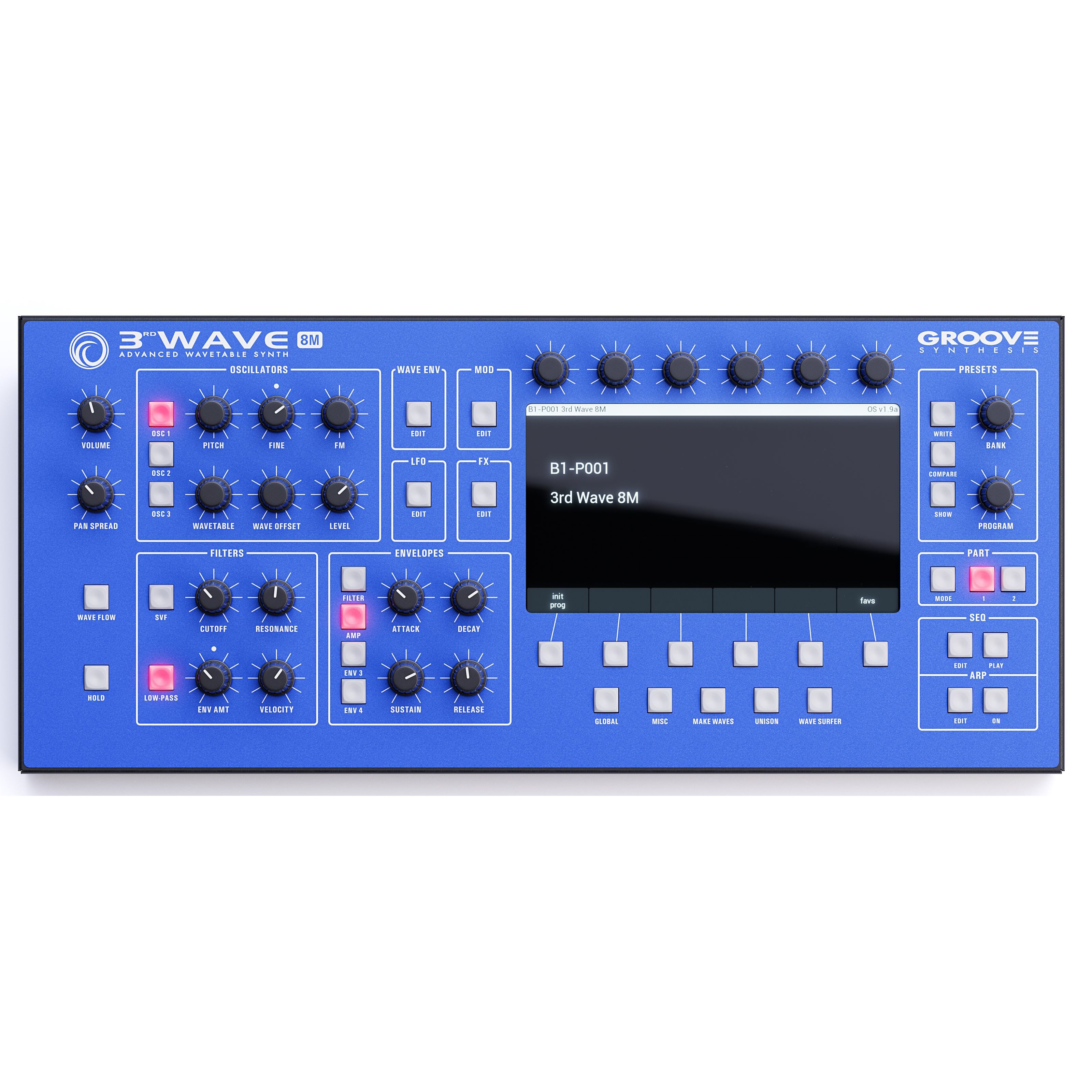 Groove Synthesis Synthesizer (Synthesizer, Analog Synthesizer), 3rd Wave 8M - Synthesizer