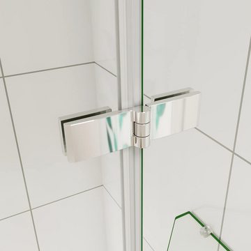 duschspa Badewannenaufsatz Badewannenaufsatz Duschwand Glaswand Duschkabine Dusche Glas, Einscheibensicherheitsglas, Sicherheitsglas, (Set), Glas