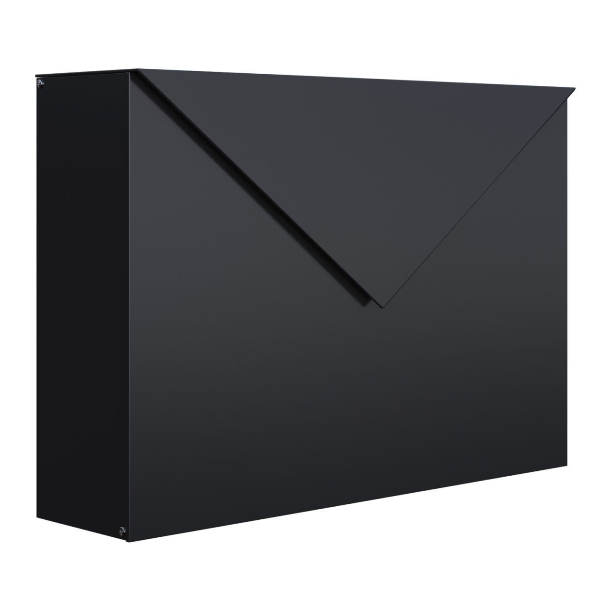 Bravios Wandbriefkasten Wandbriefkasten Letter in Schwarz