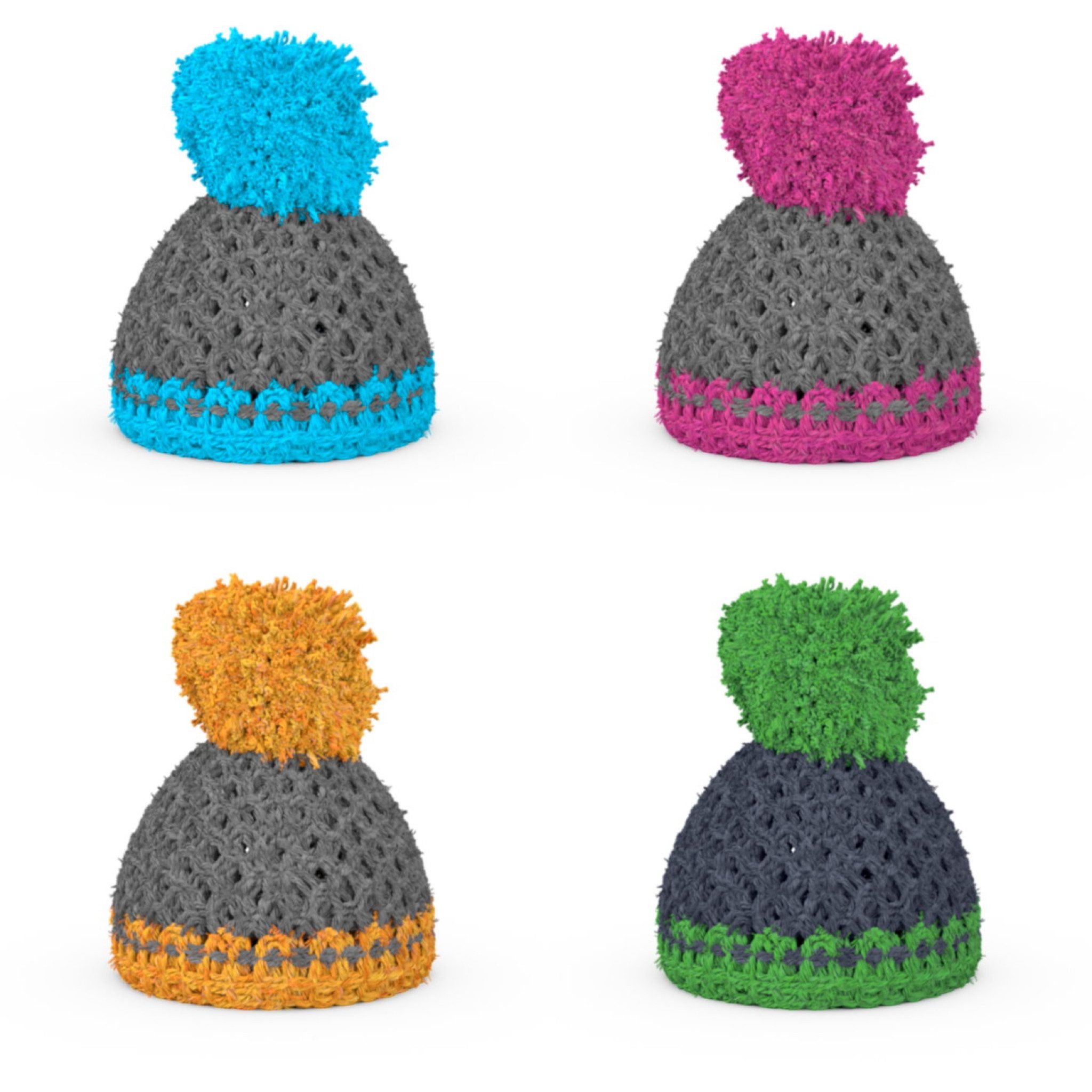 FIFTYEIGHT PRODUCTS Eierbecher Eierbecher-Sets Nr. 1 + 3 - inkl. Mützen - Küssend/Verträumt + Glückli, (1-tlg)