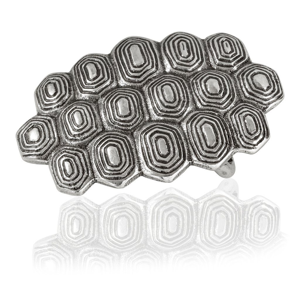 Gürtelschnalle 30mm Zamak Silber - Buckle Turtle - 323407520020