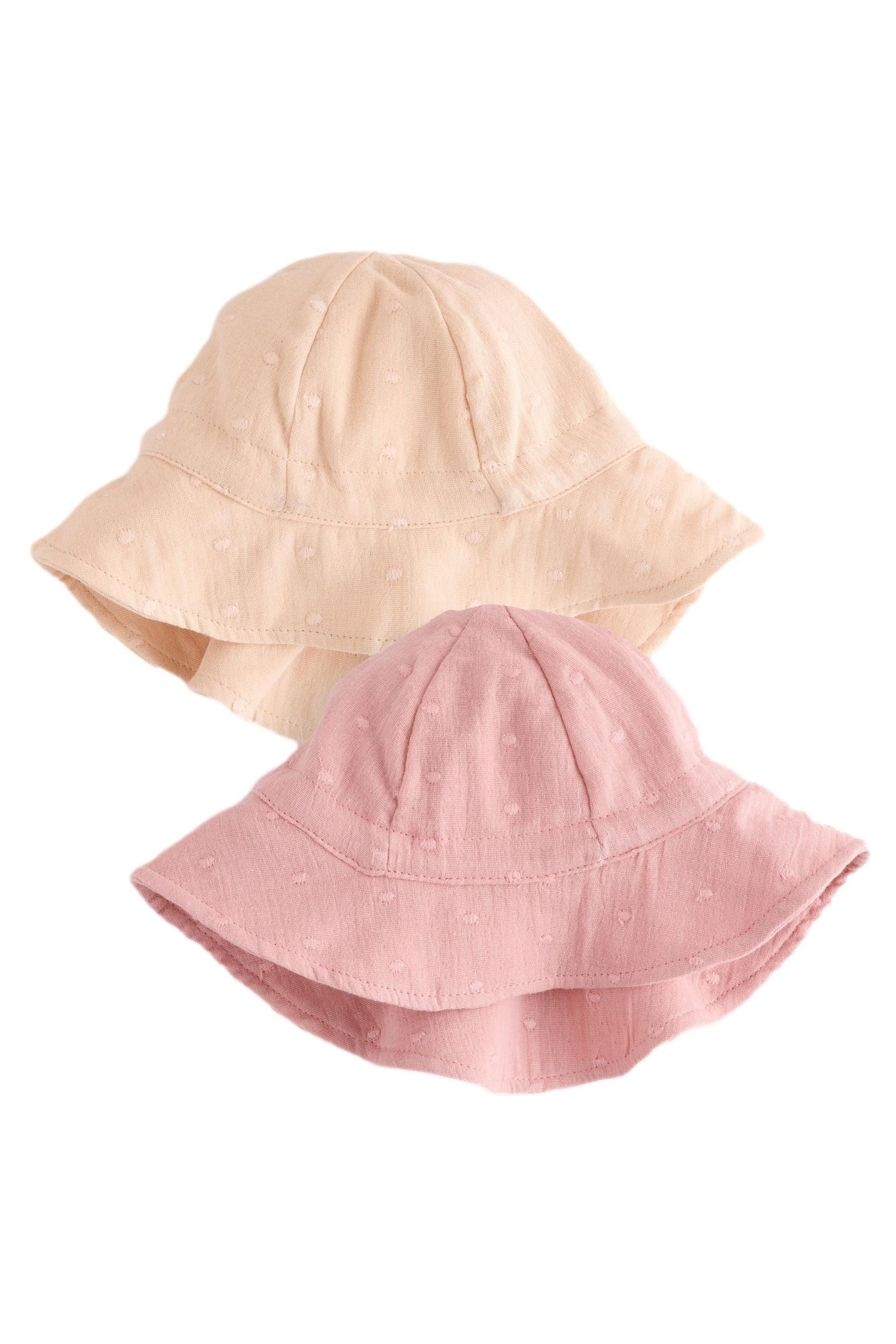 Fischerhut 2er-Pack Babymützen aus 100 % Baumwolle