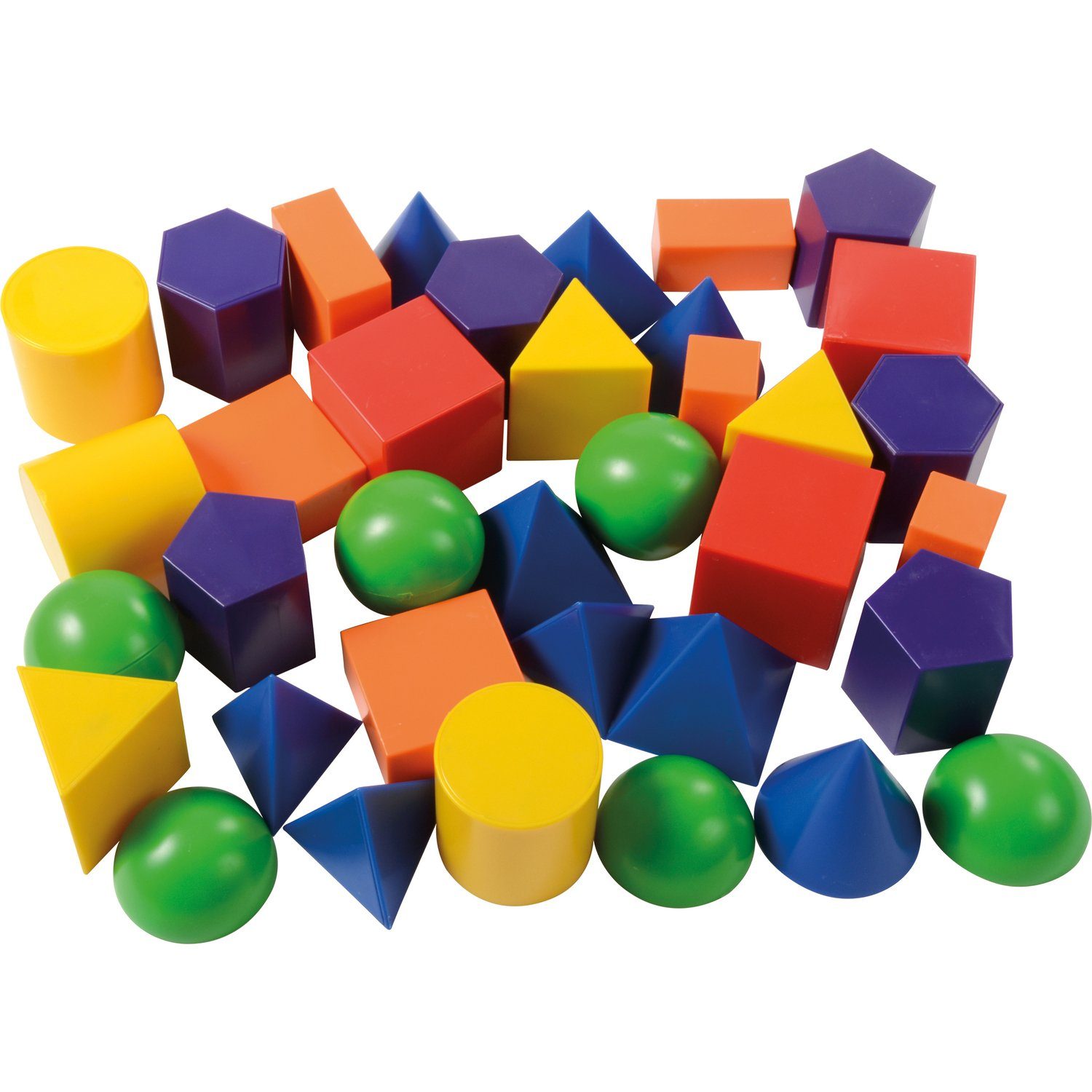 EDUPLAY Box Geoformen, Lernspielzeug Kunststoff, inklusive