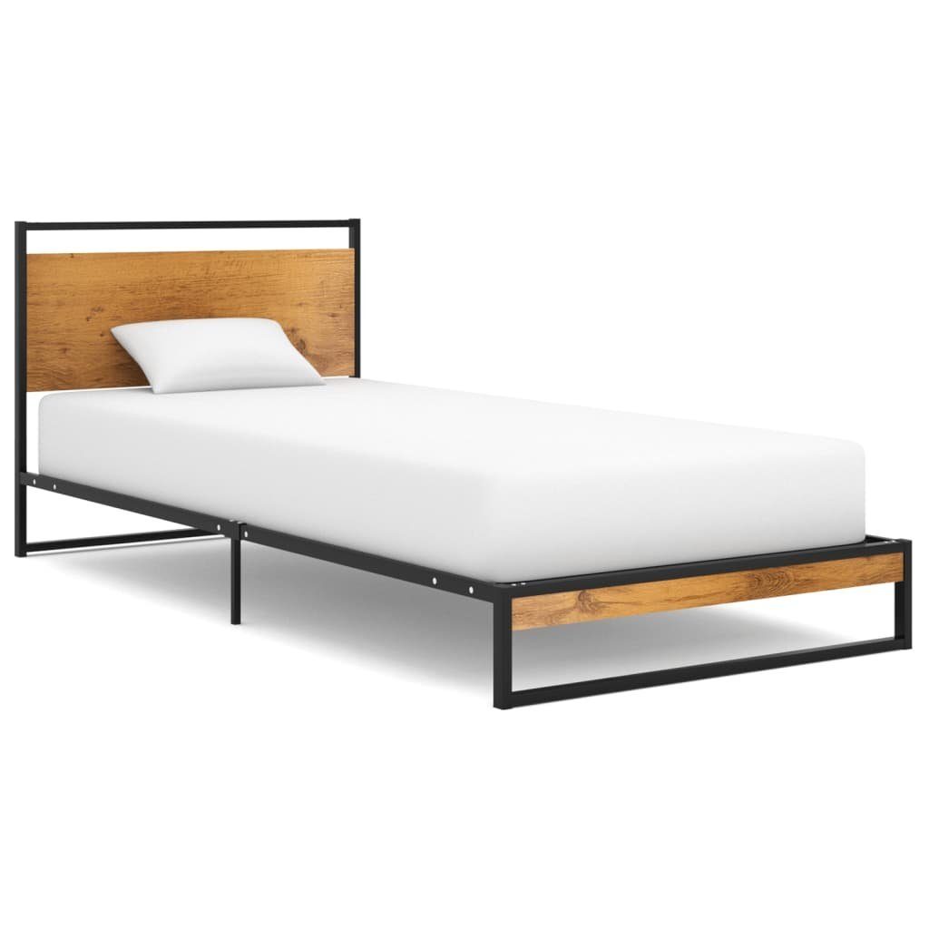 vidaXL Bett Bettgestell Metall 90x200 cm