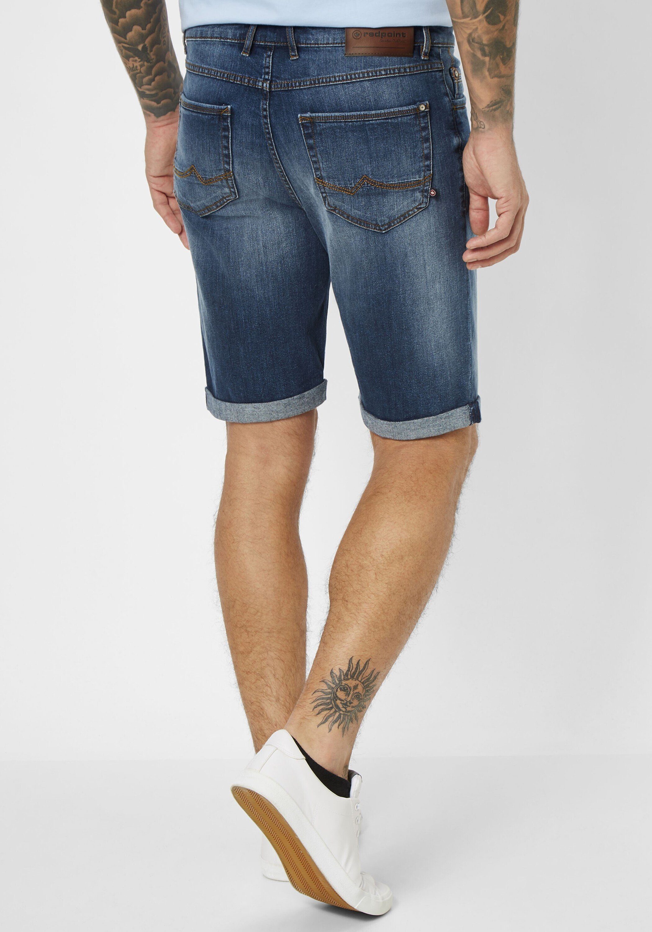Redpoint Jeansbermudas SHERBROOKE 5-Pocket Jeans Bermudas mit Stretch