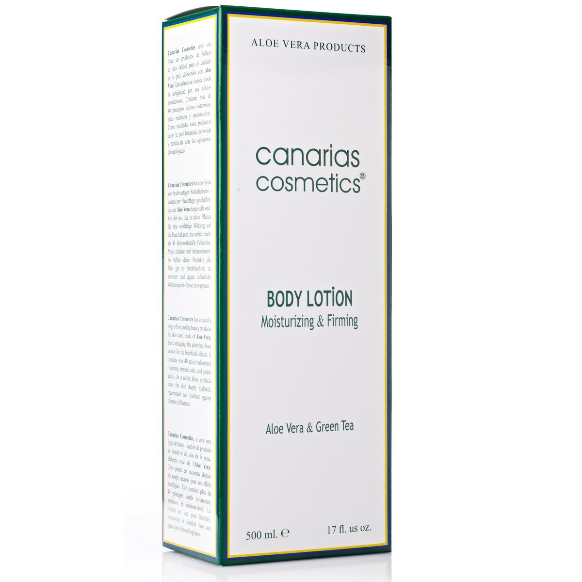 canarias cosmetics Bodylotion, feuchtigkeitsspendend und straffend, Aloe  Vera