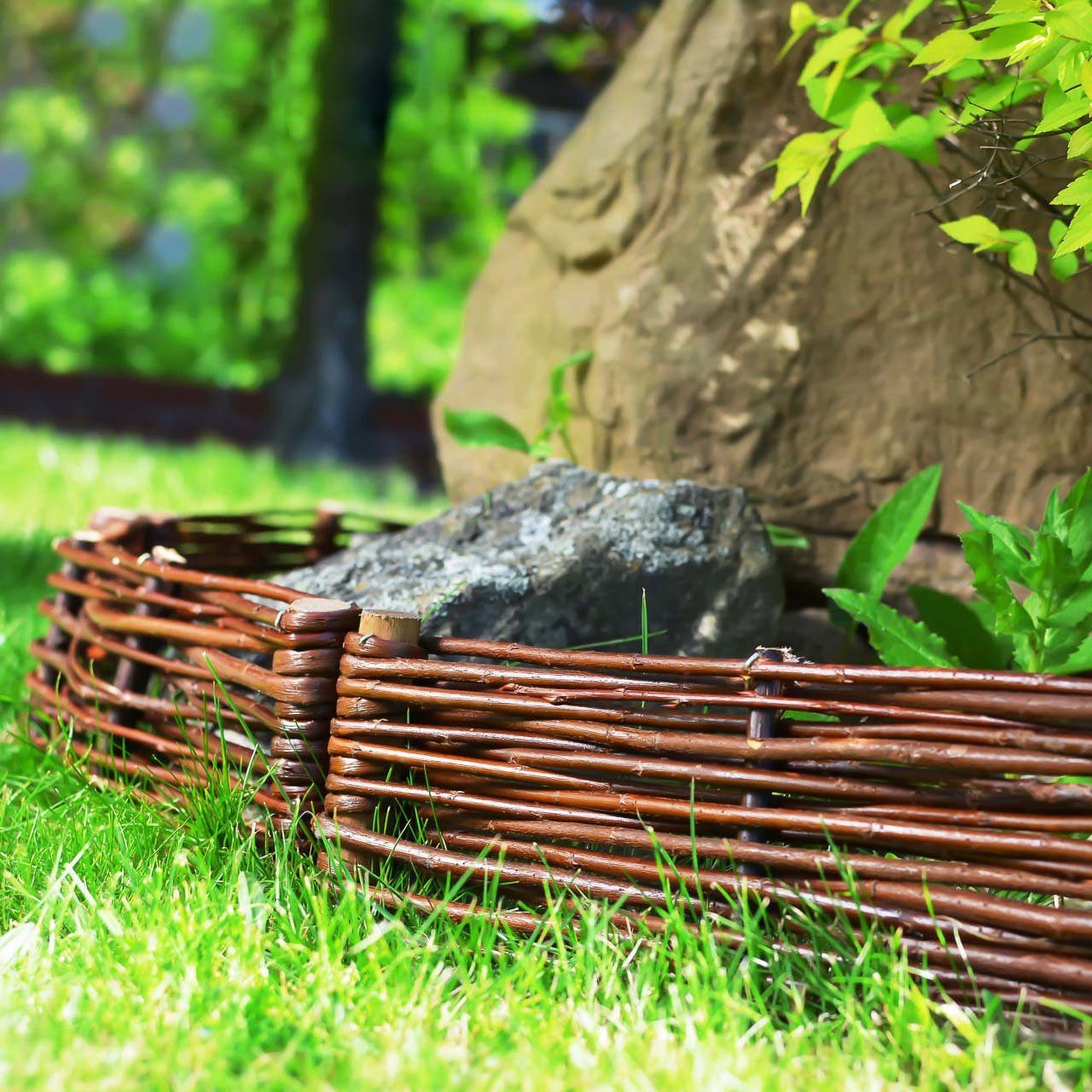 Platan Room Rasenkante »Plotki«, Beetbegrenzung aus Weide