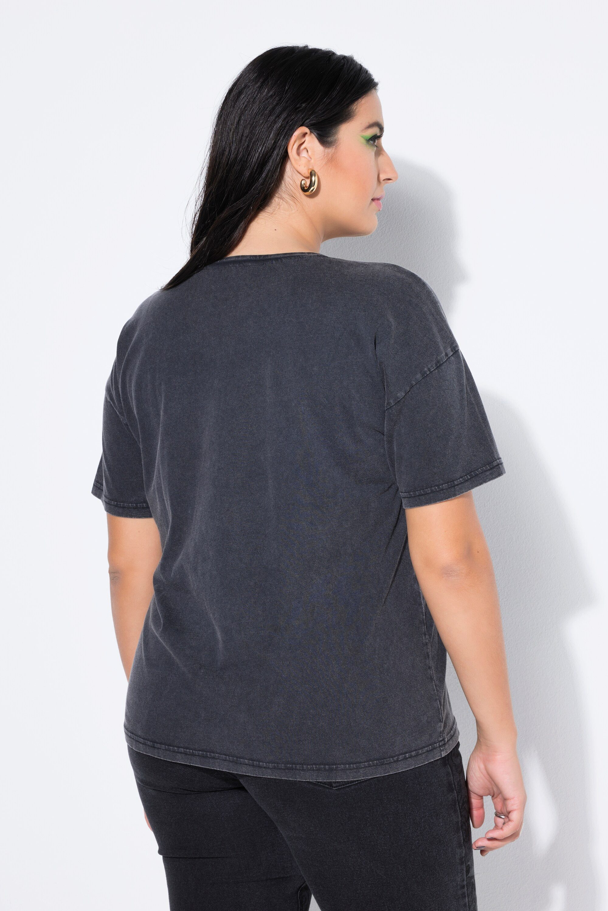 Studio Untold T-Shirt T-Shirt Blossom Flower Print Vintage Look