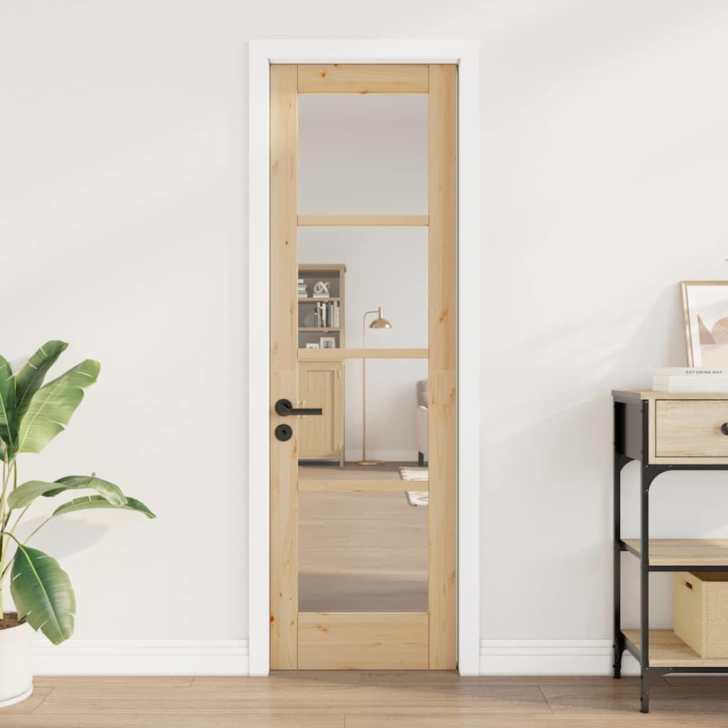 vidaXL Haustür Interior Tür ORKDAL Braun 61 x 198,5 cm (1-St)