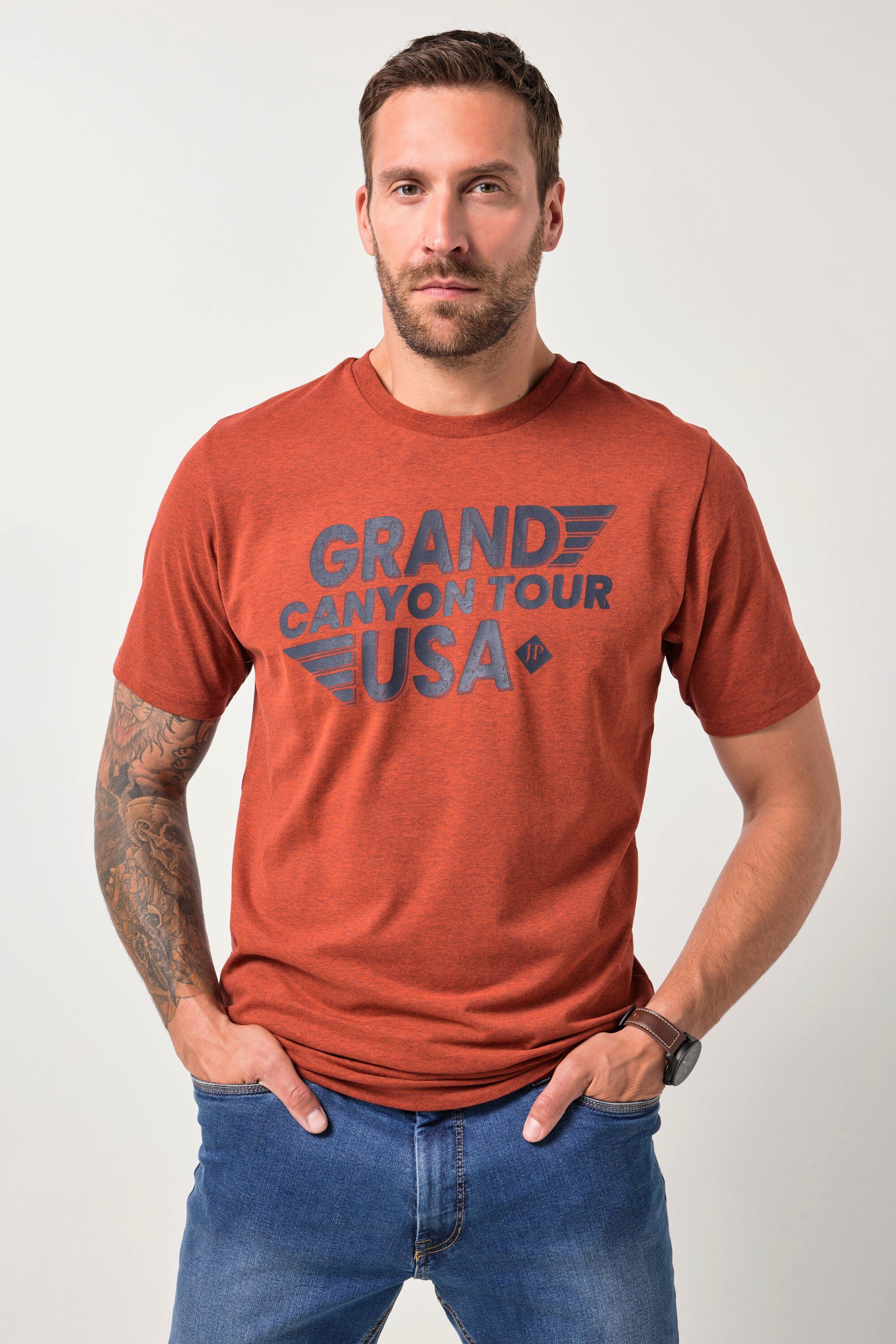 T-Shirt T-Shirt Halbarm Brustprint