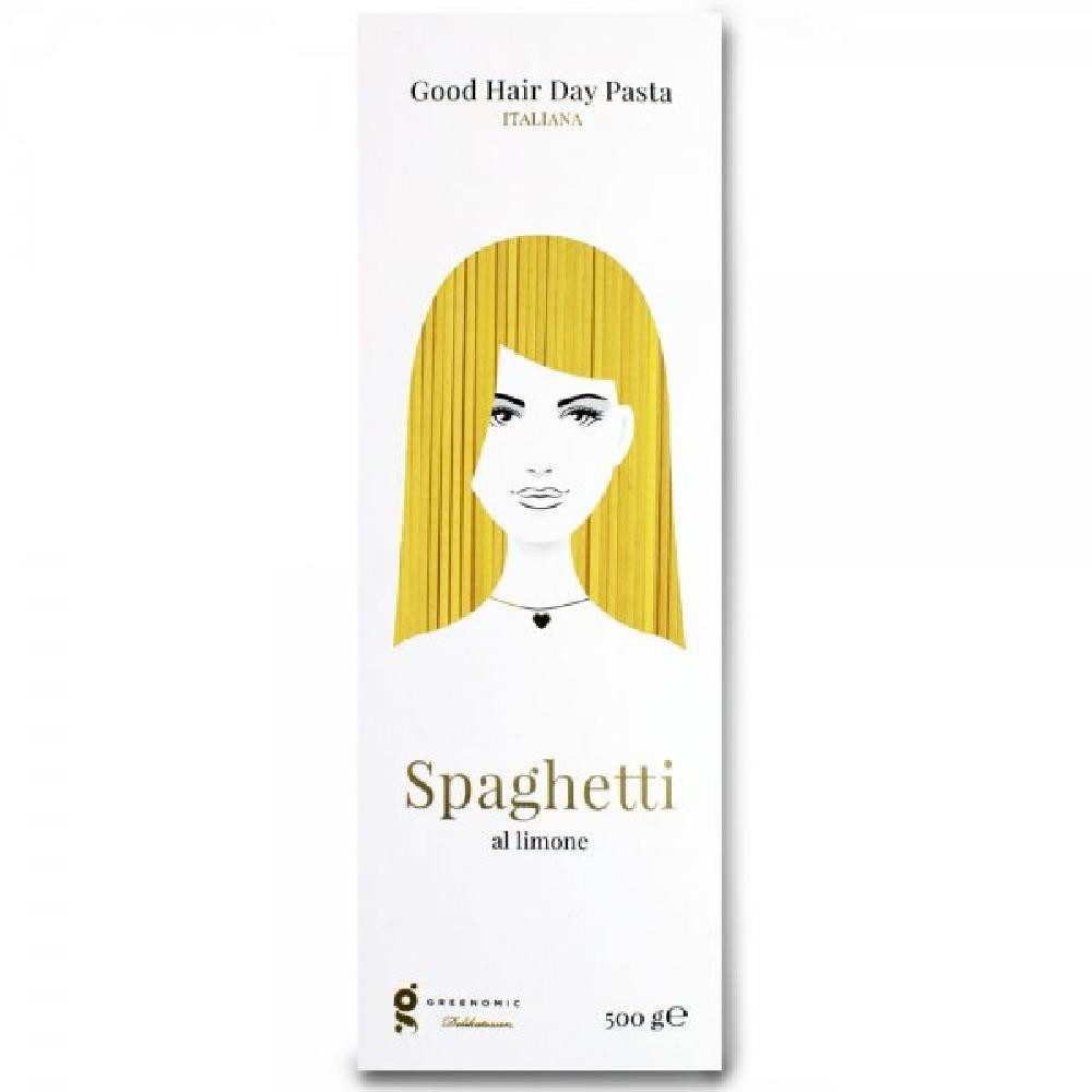 Greenomic Nudeln Good Hair Day Pasta Spaghetti Al Limone (500g)