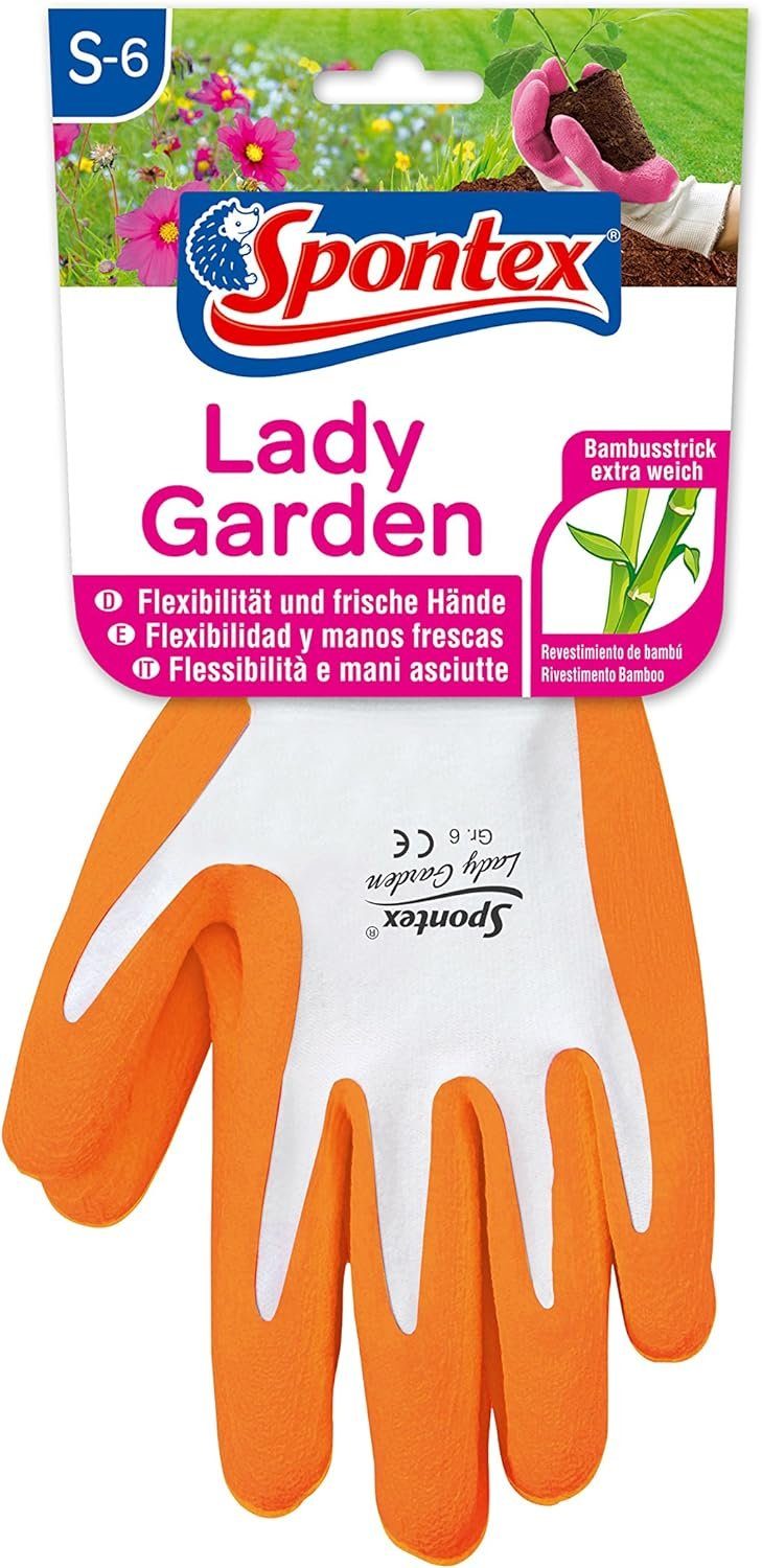 Größe Farbe nicht Garden SPONTEX Handschuhe S Lady Gartenhandschuhe wählbar frei