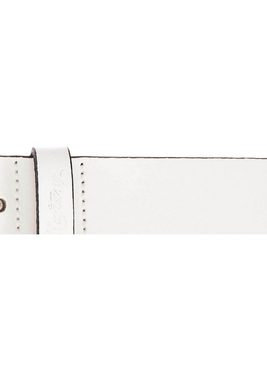 MUSTANG Ledergürtel mit geprägtem MUSTANG-Logo auf der Schlaufe