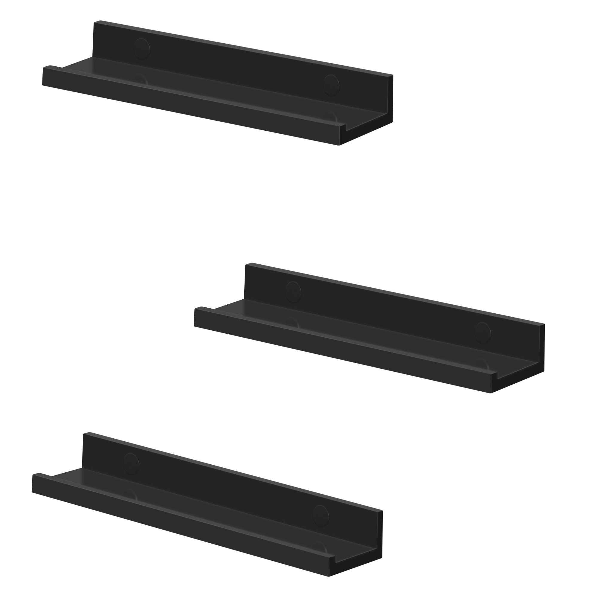 SONGMICS Wandregal, 3-tlg., MDF, 38 x 10 x 2-5 cm (B x T x H) günstig online kaufen