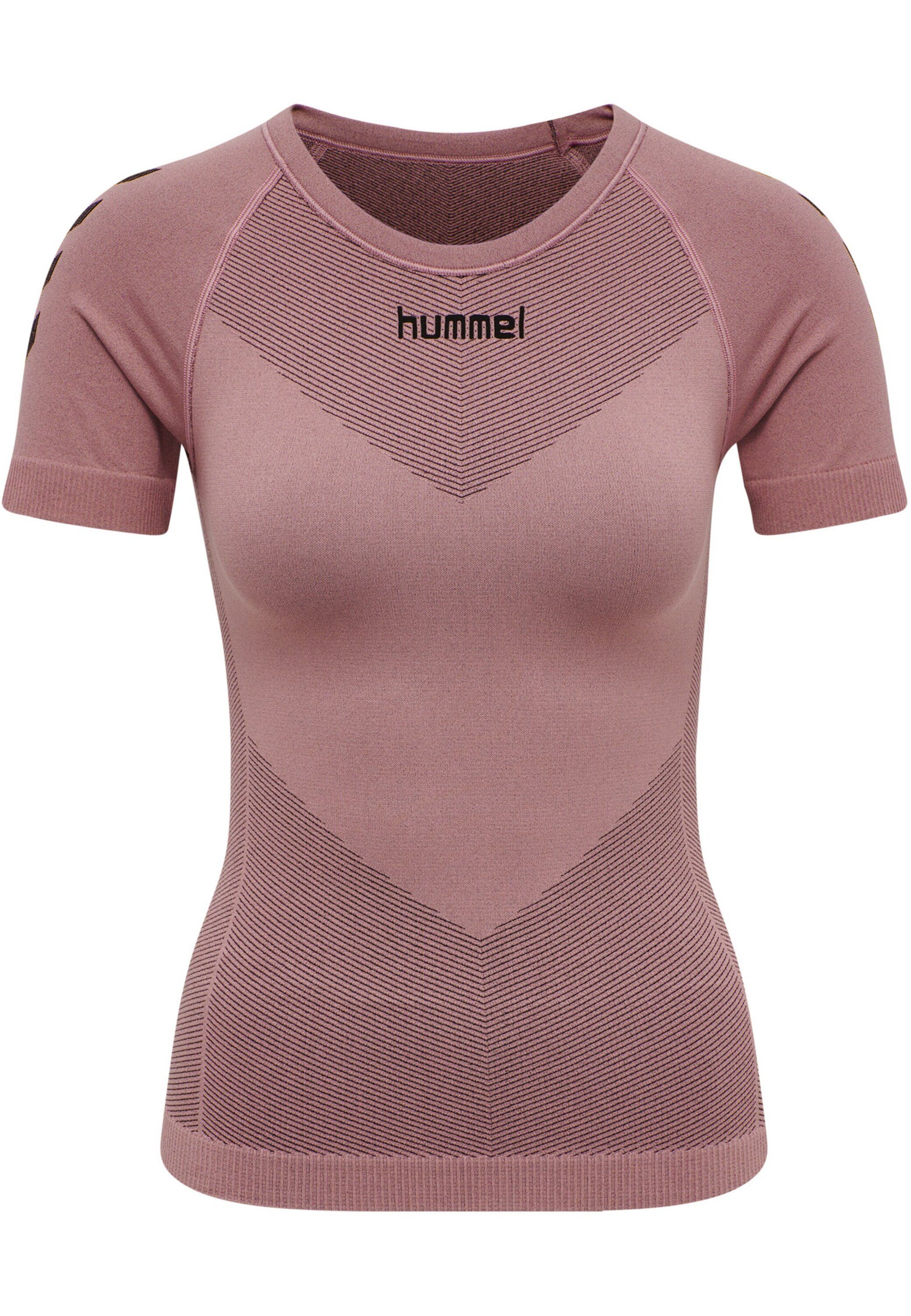 hummel Funktionsshirt First Seamless rosa Details, (1-tlg) Weiteres Detail Plain/ohne