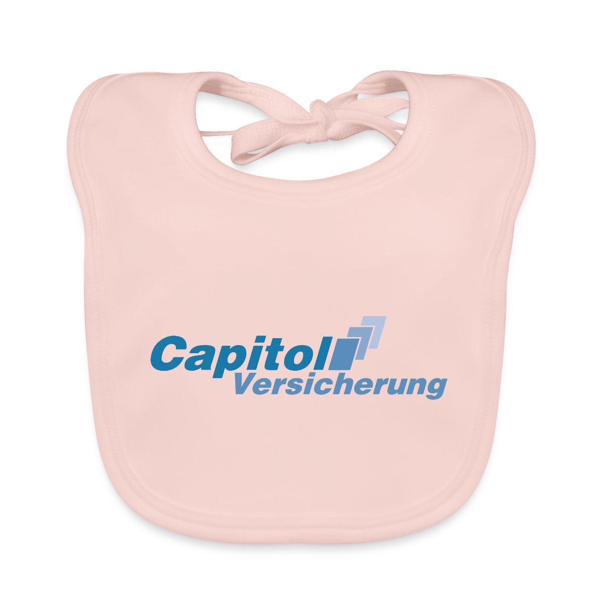 Spreadshirt Lätzchen Stromberg Logo Capitol Versicherung Bio Baby Lätzchen, (1-St)