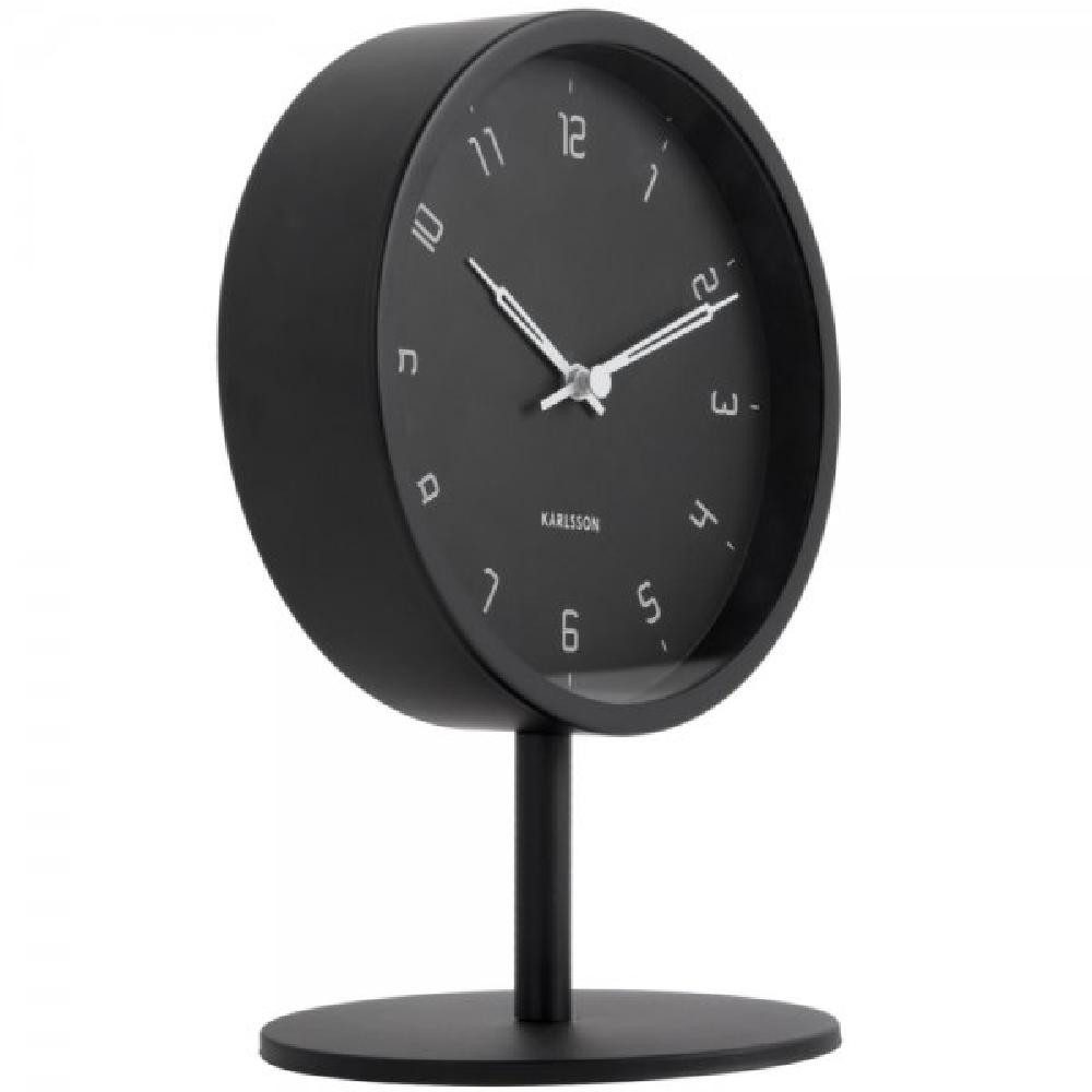 Karlsson Uhr Tischuhr Stark Iron Matt Black günstig online kaufen