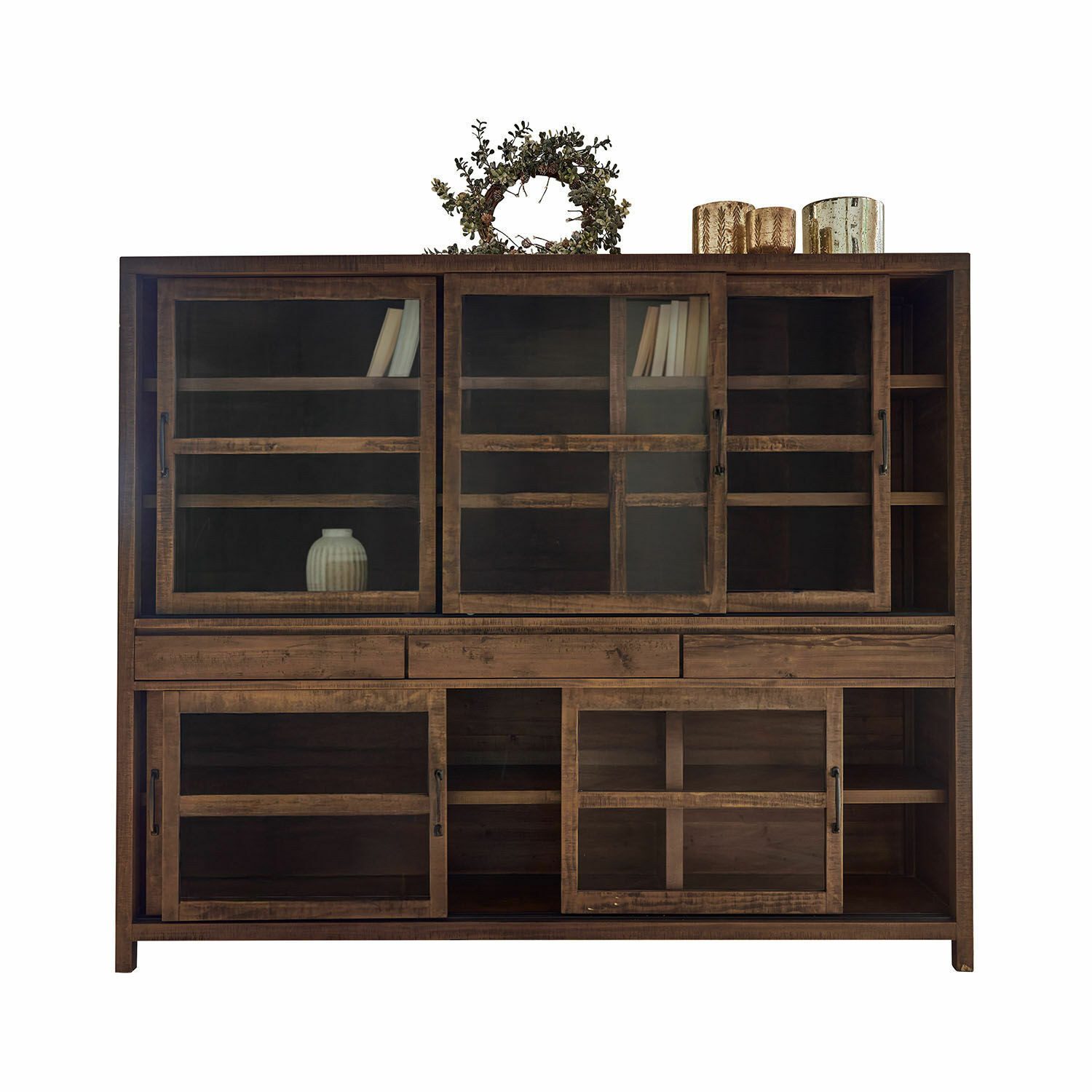 Mirabeau Vitrine Schrank Whitborne braun
