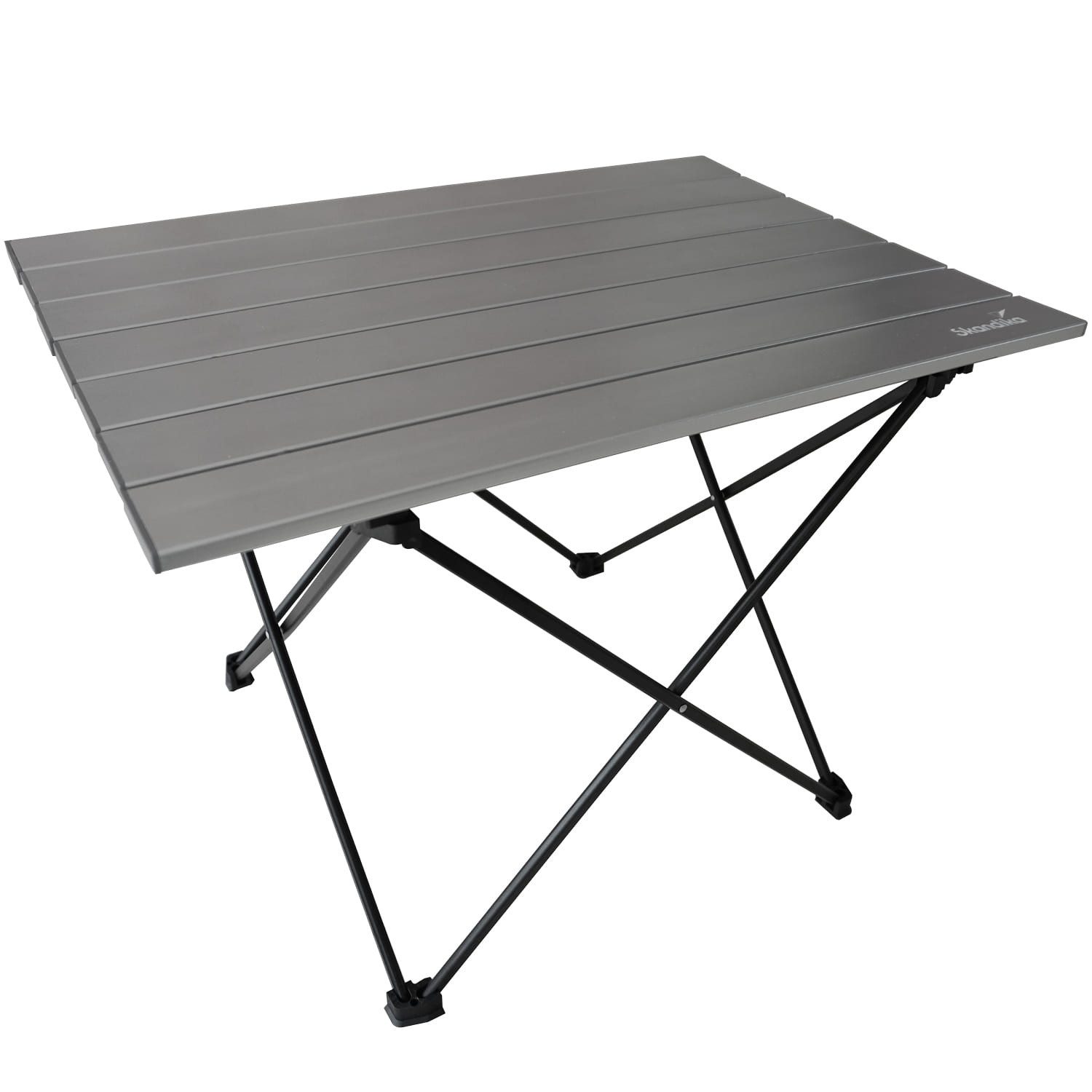 Skandika Campingtisch Ruka M, Falttisch aus Aluminium, klappbar, sehr leicht, klein, 56 x 41 x 40cm, einfacher Aufbau, Klapptisch für Zelte, Garten, Reisen