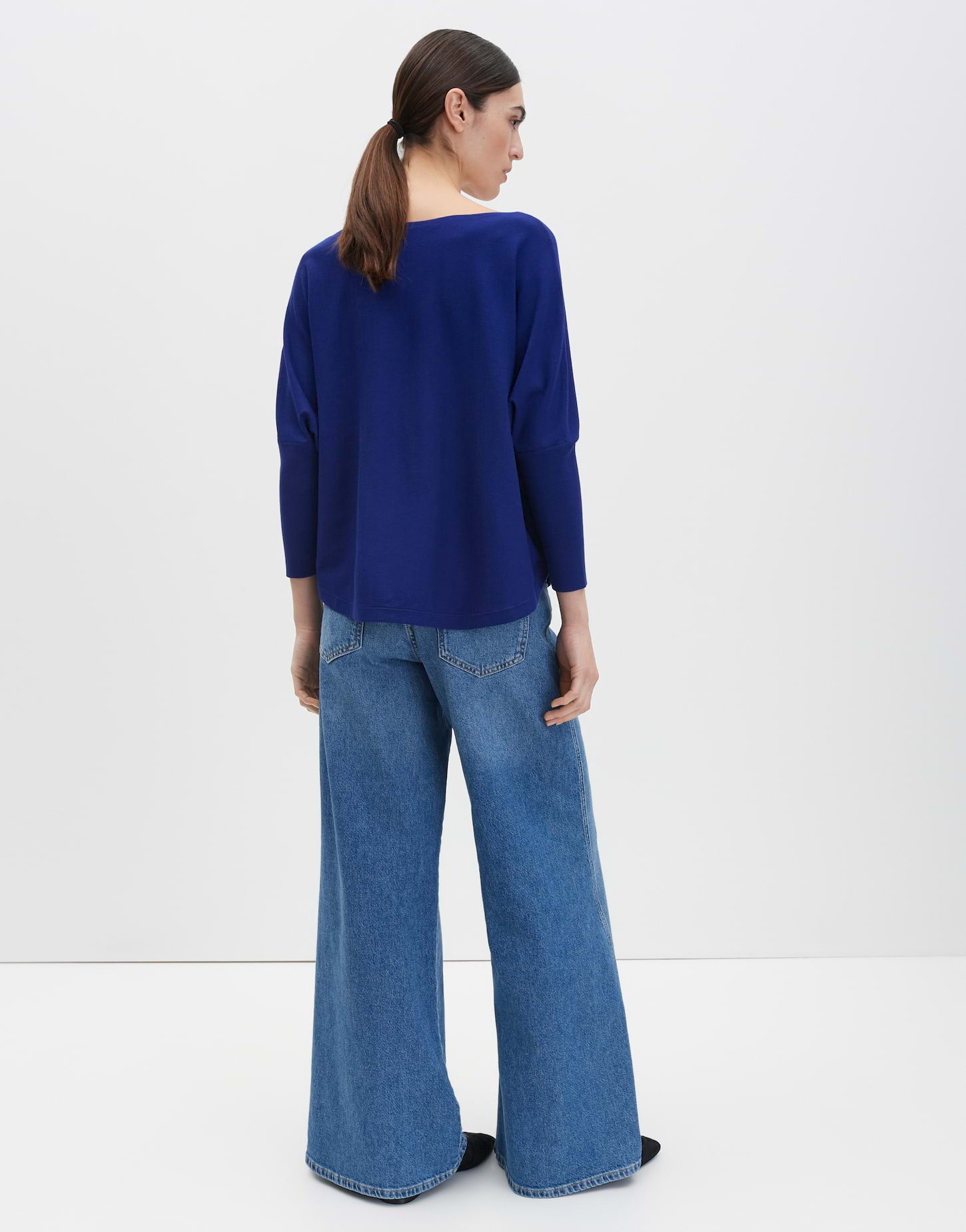 someday Strickpullover TIRAJA Oversized im Cape Stil oversized Passform, ovaler Schnitt, weich fließender Fall