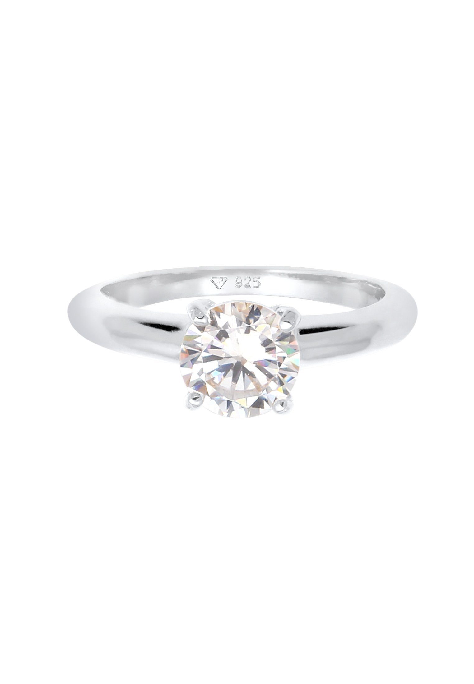 Elli Fingerring Solitär Klassisch Zirkonia Verlobung günstig online kaufen