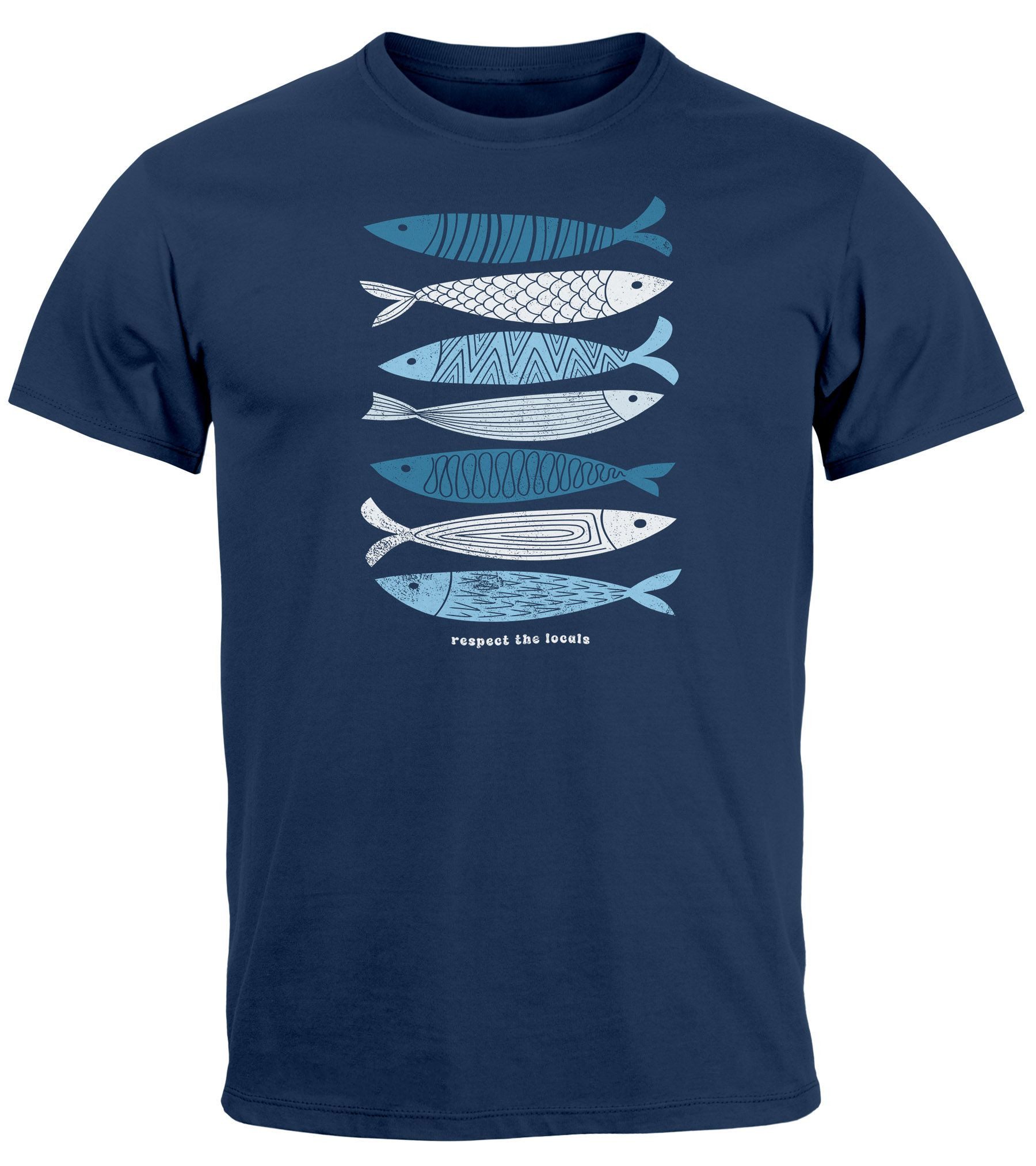 Neverless Print-Shirt Herren T-Shirt Motiv Maritim günstig online kaufen