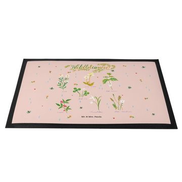 Fußmatte Wildblumen - Geschenk, Blumen Deko, Haustürmatte, Fußabstreifer, Aben, Mr. & Mrs. Panda, Höhe: 0.6 mm