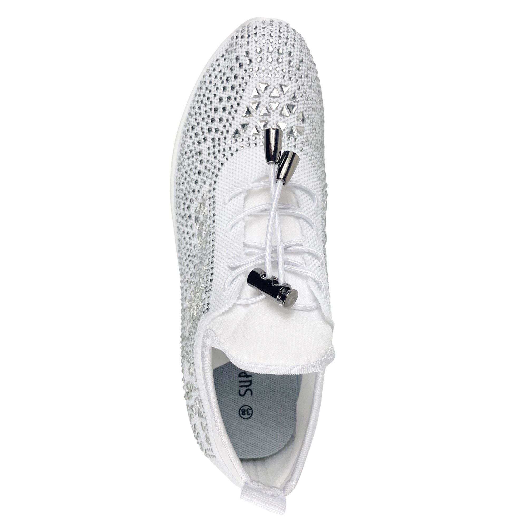 Taschen4life leichte Damen Slipper 8015 Slip-On Sneaker Slip-On Sneaker