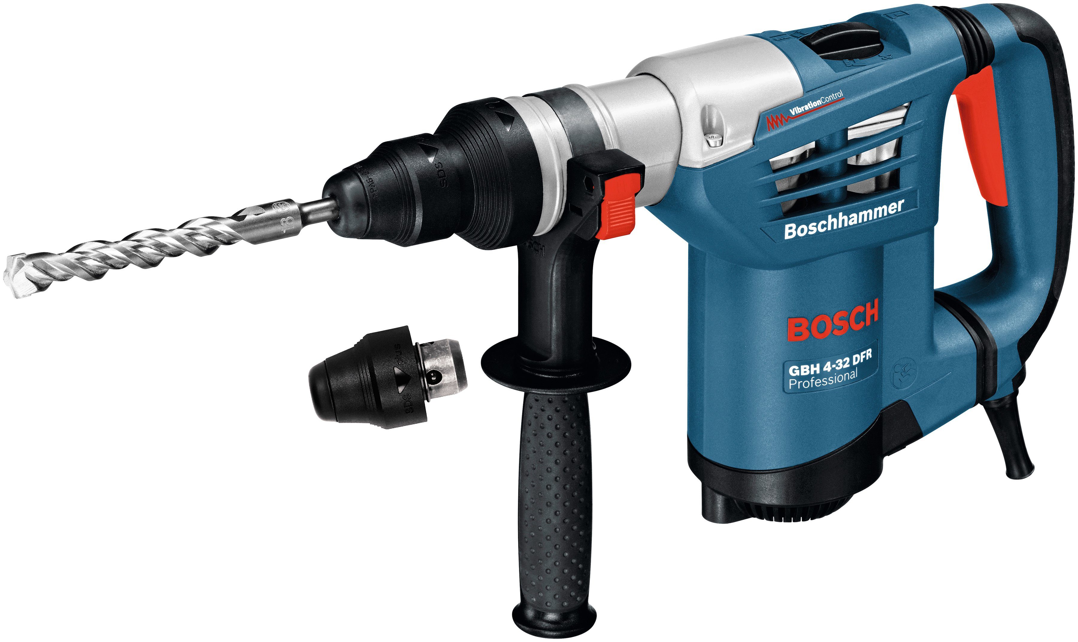 Bosch Professional Bohrhammer Schnellspannbohrfutter, DFR, mit 3600 4-32 Handwerkkoffer GBH U/min, max