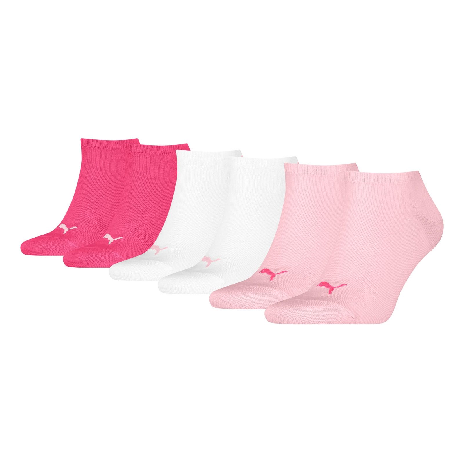 PUMA Sneakersocken Soft Cotton (3-Paar) mit Cat-Logo und PUMA-Schriftzug