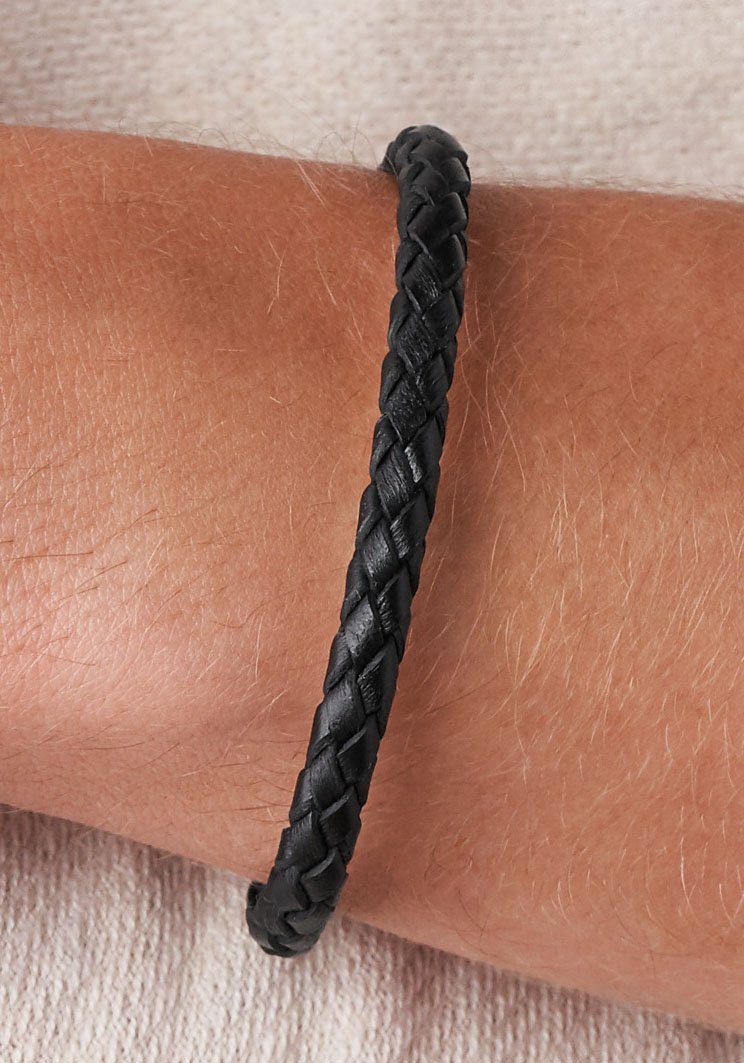 Fossil Lederarmband Schmuck Geschenk Edelstahl Leder Armschmuck
