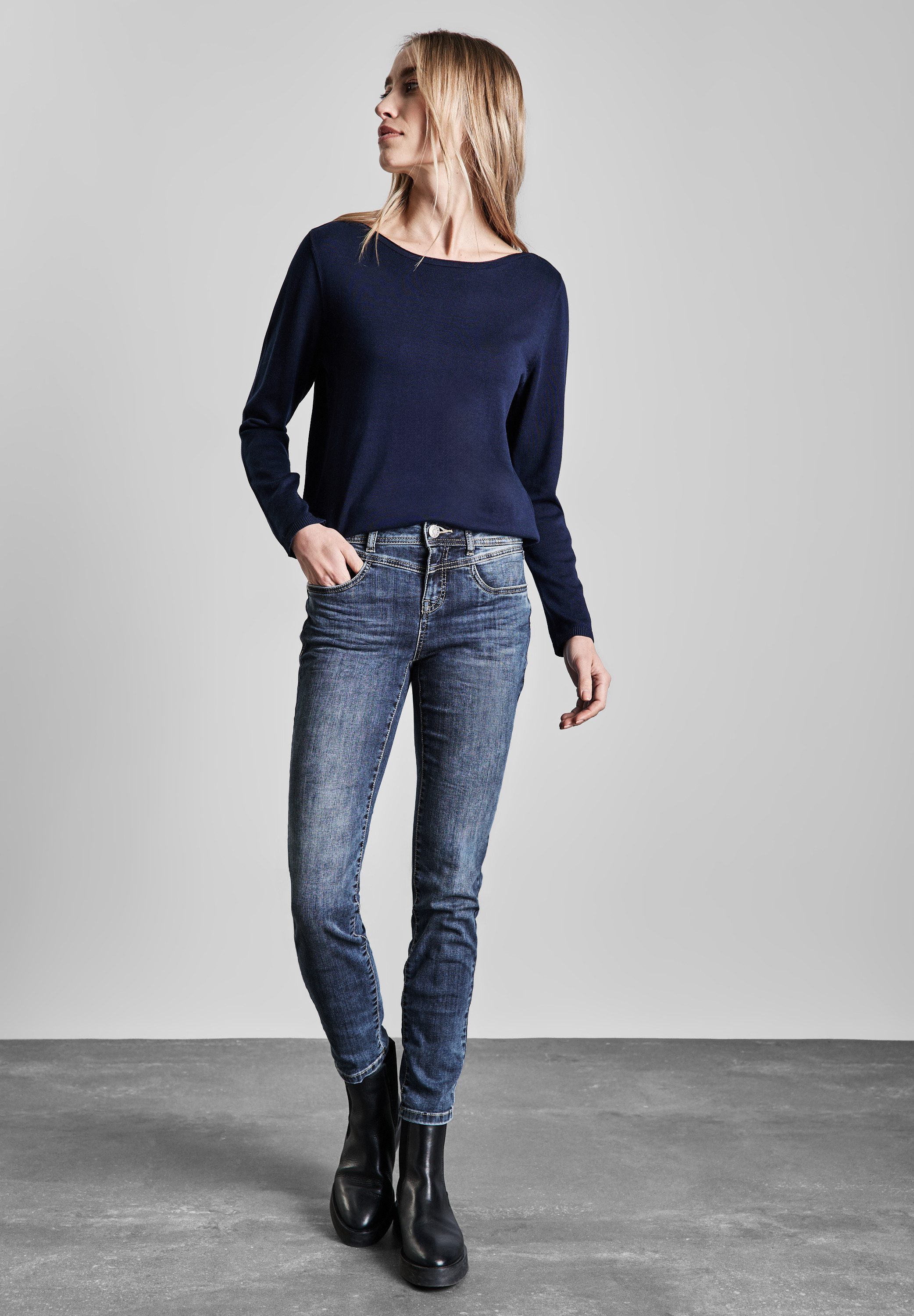 STREET ONE Slim-fit-Jeans 5-Pocket-Style günstig online kaufen