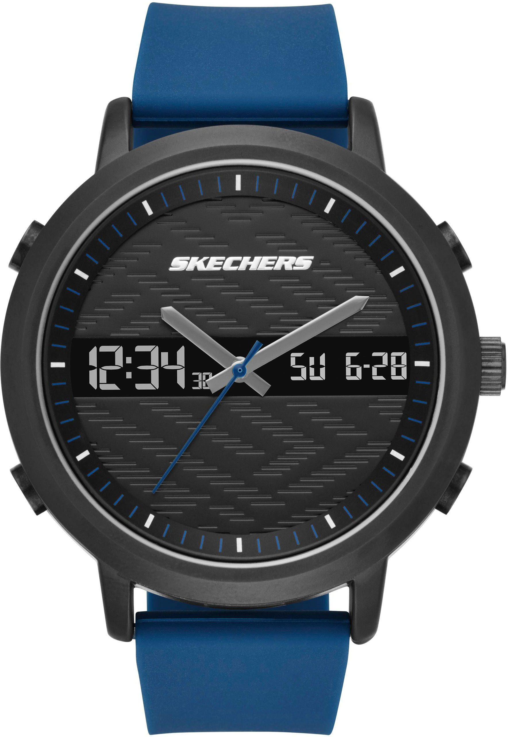 Skechers Chronograph LAWNDALE SR5072, Quarzuhr, Armbanduhr, Herrenuhr, Sili günstig online kaufen