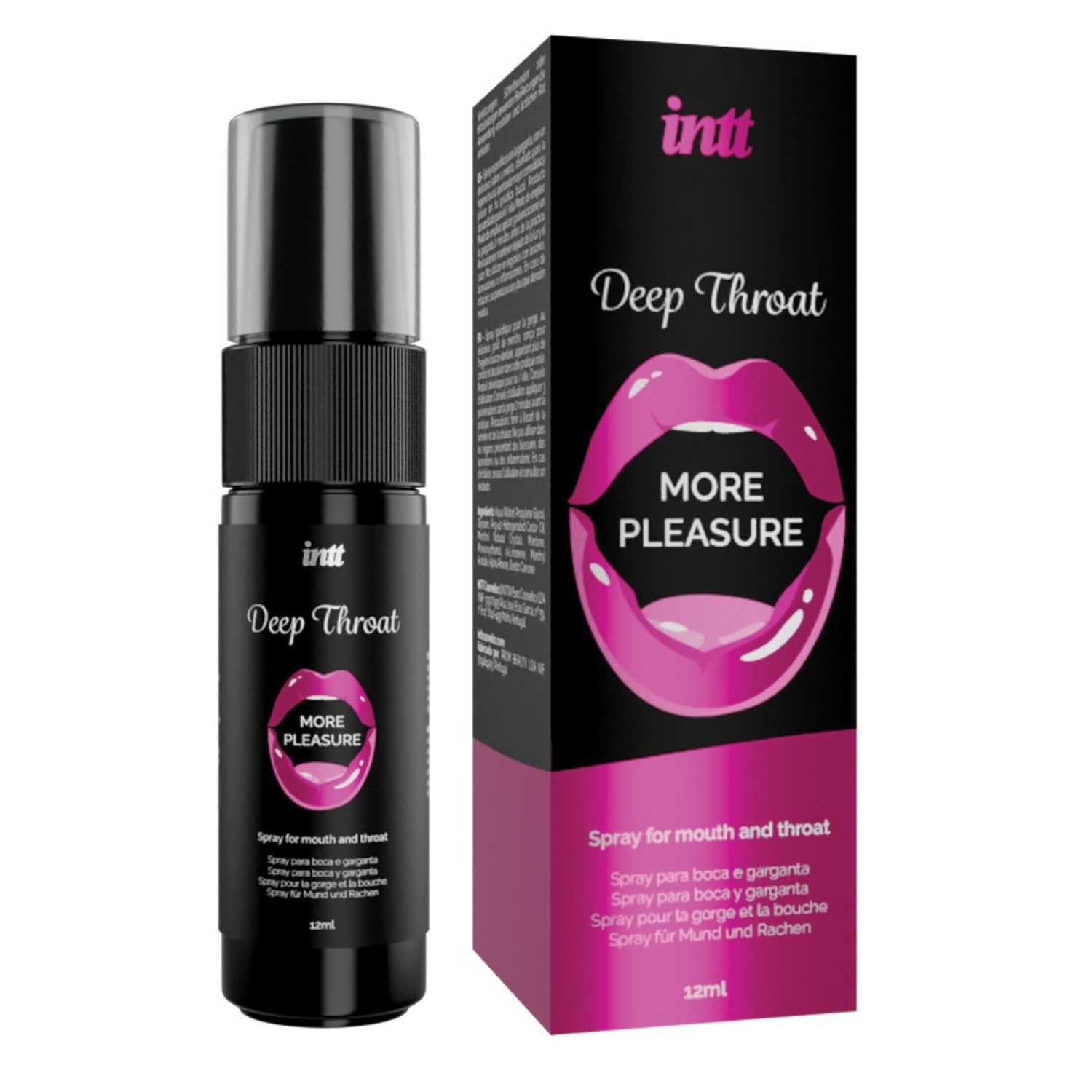 INTT Gleitgel intt Deep Throat Spray für die tieferen Blowjobs