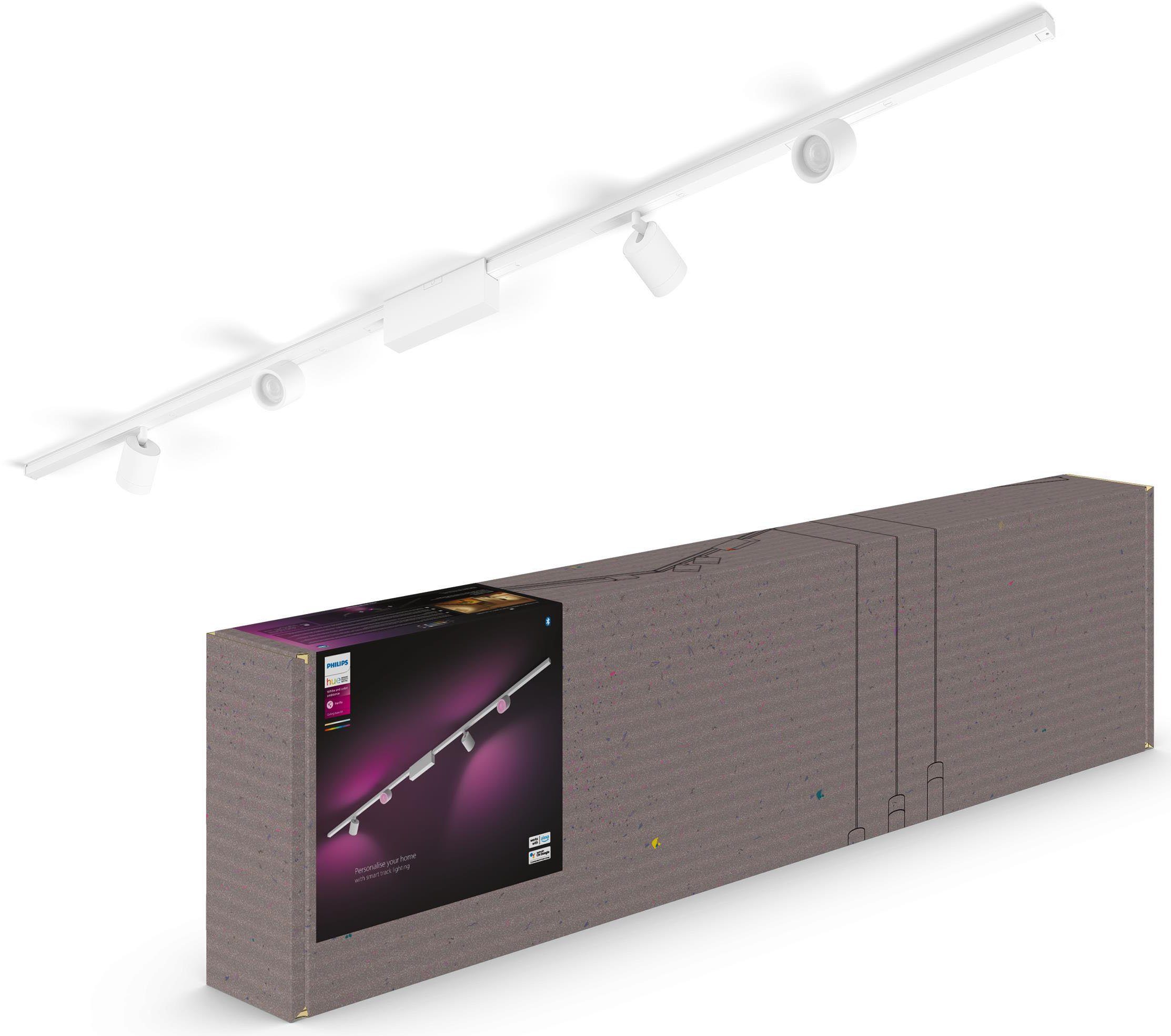 Farbwechsler, Dimmer, Hue Perifo, fest Philips integriert, LED Schienensystem LED Deckenleuchte
