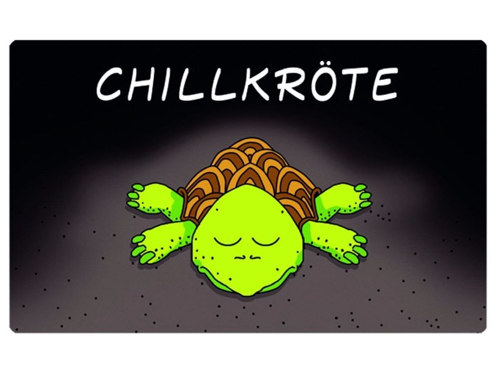 WestCraft Frühstücksbrett Frühstücksbrettchen, Chillkröte Brettchen,Küche & Frühstück,23 x 14 cm, Resopal, lebensmittelecht, (1-St), Schneidebrett mit tolle Motive, aus nachhaltigen Rohstoffen