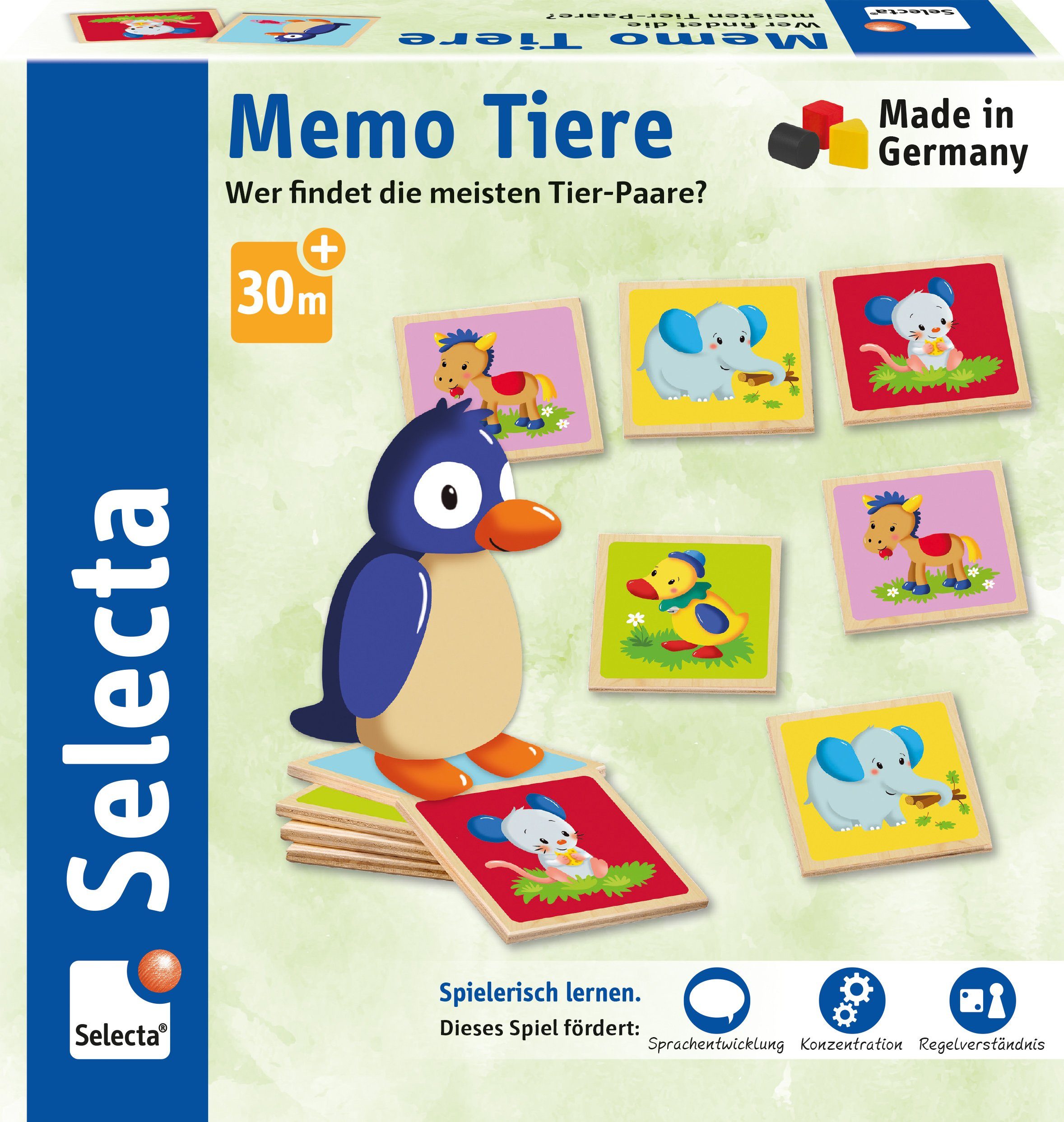 Selecta Spiel, Memo Tiere, Made in Germany