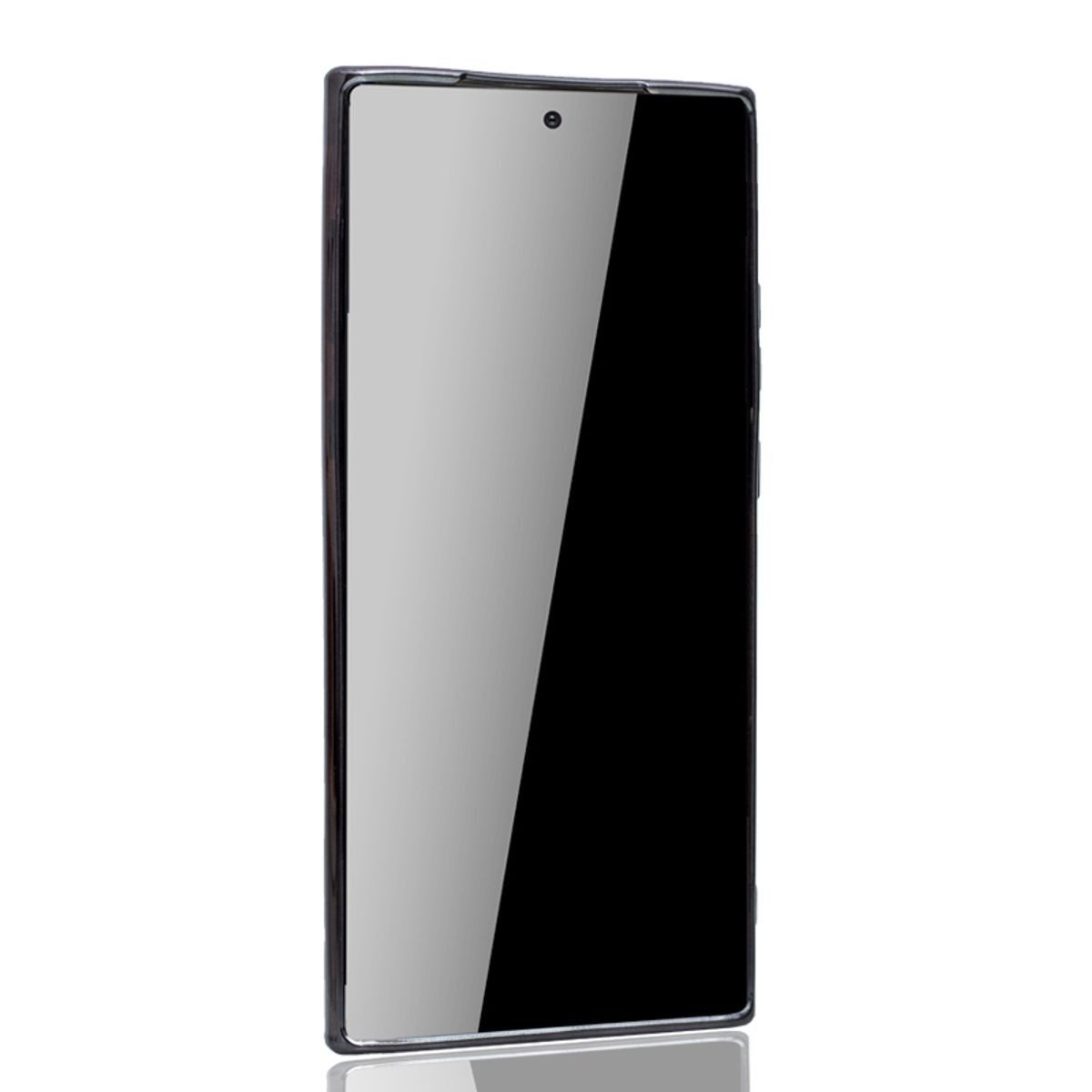 König Design Handyhülle Samsung Galaxy Note 20 Ultra, Samsung Galaxy Note 20 Ultra Handyhülle Bumper Backcover Schwarz