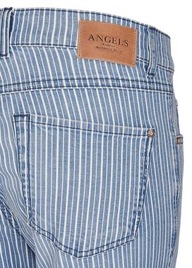 ANGELS Stretch-Jeans ANGELS JEANS CICI mid blue used striped 298 3400.335