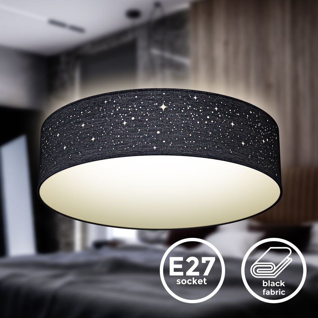 B.K.Licht LED Deckenleuchte BKL1347, ohne Leuchtmittel, 2700K - Extra-Warmweiß
