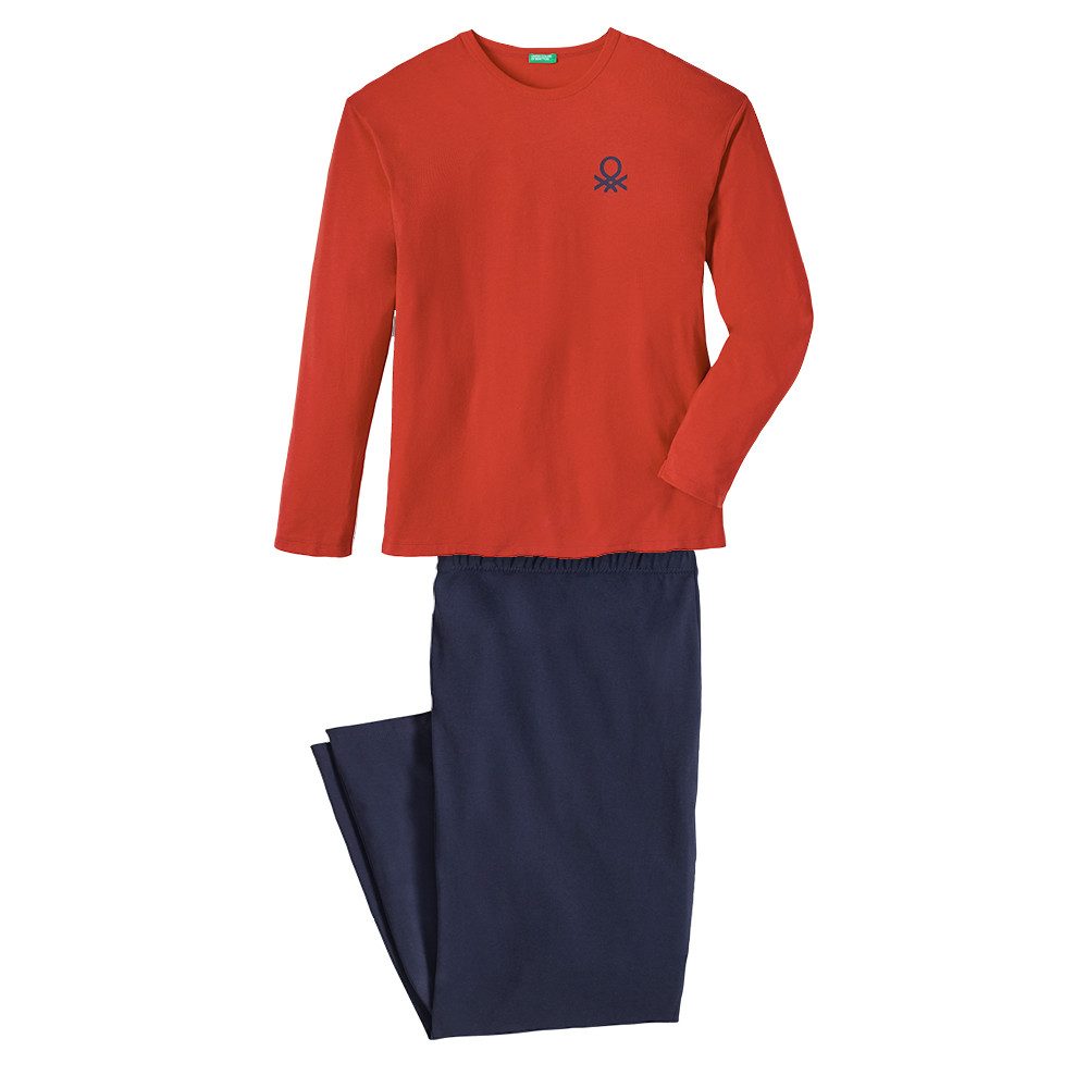 United Colors of Benetton Pyjama (Set, 2 tlg) aus reinem Baumwoll-Jersey