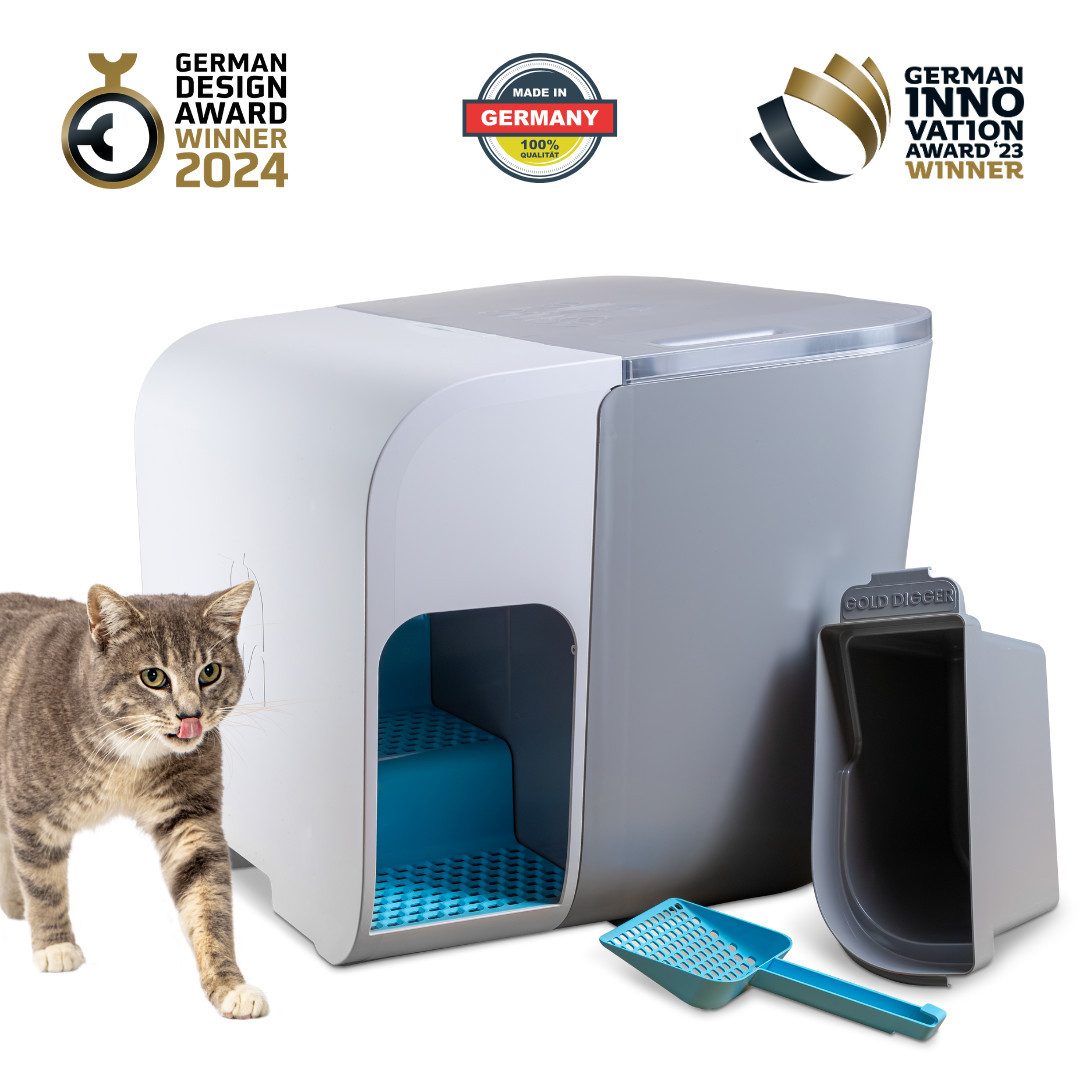 Katzentoilette, innovative Katzentoilette "Cloou"