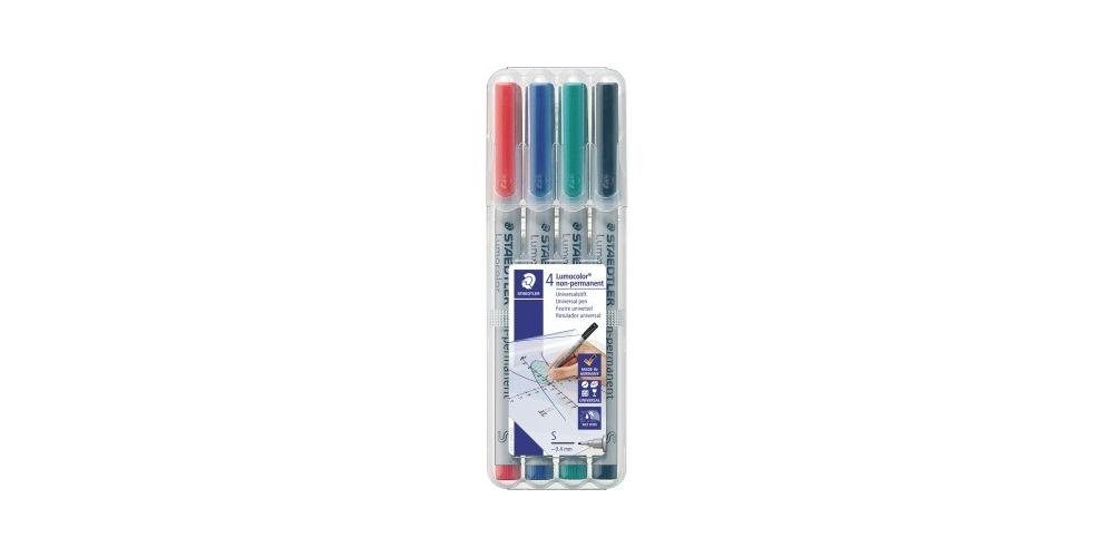 blau, 0,4 Folienstift Schreibfarbe: mm non-permanent rot, 311 Strichstärke: schwarz grün, Lumocolor® STAEDTLER Folienstift