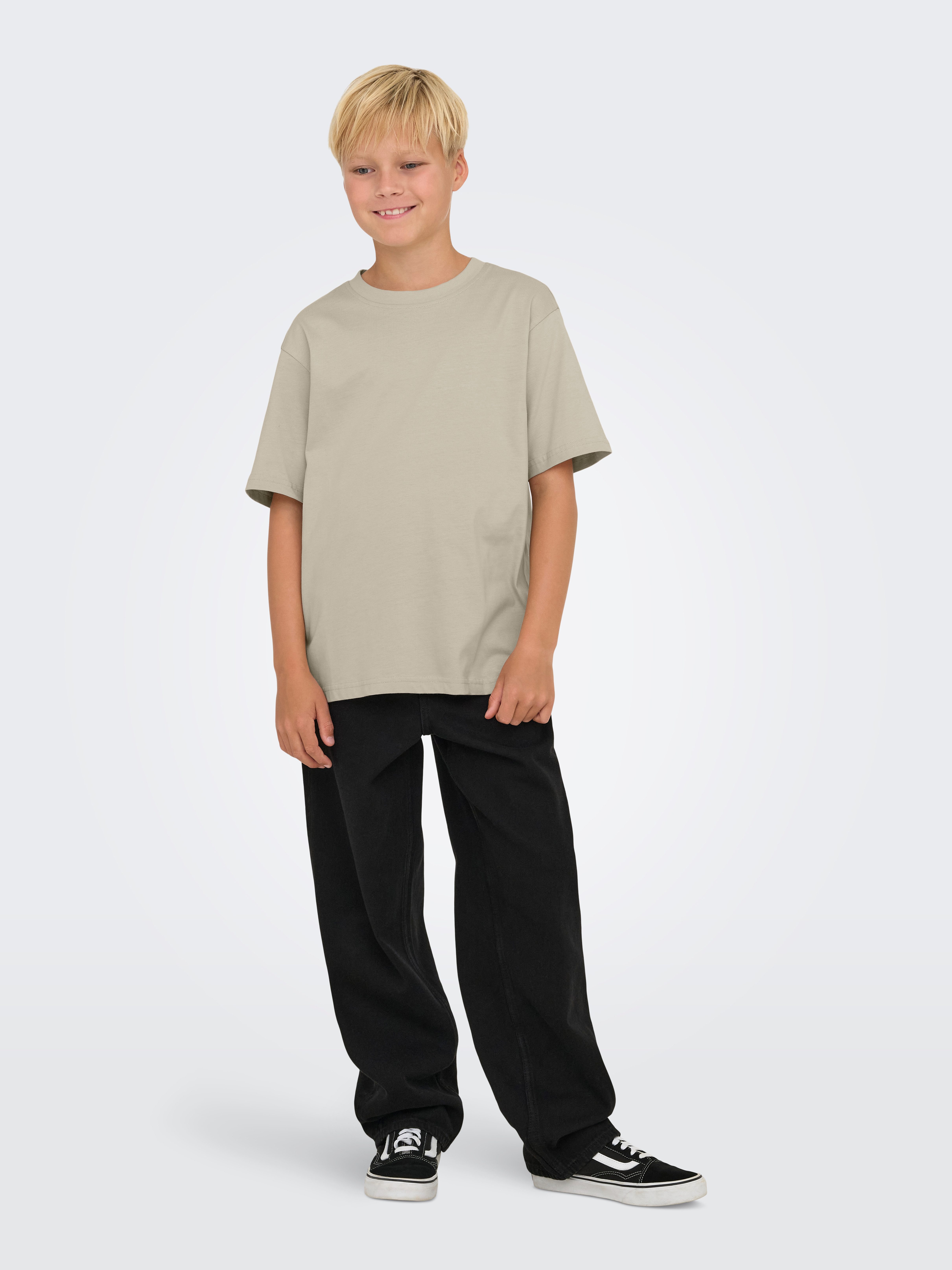 ONLY & SONS junior Rundhalsshirt OSJFRED LIFE RLX SS TEE JRS NOOS Baumwolle, relaxed fit – Bild 2 von 5