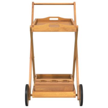 vidaXL Küchenwagen Teewagen 54x87x90 cm Massivholz Akazie