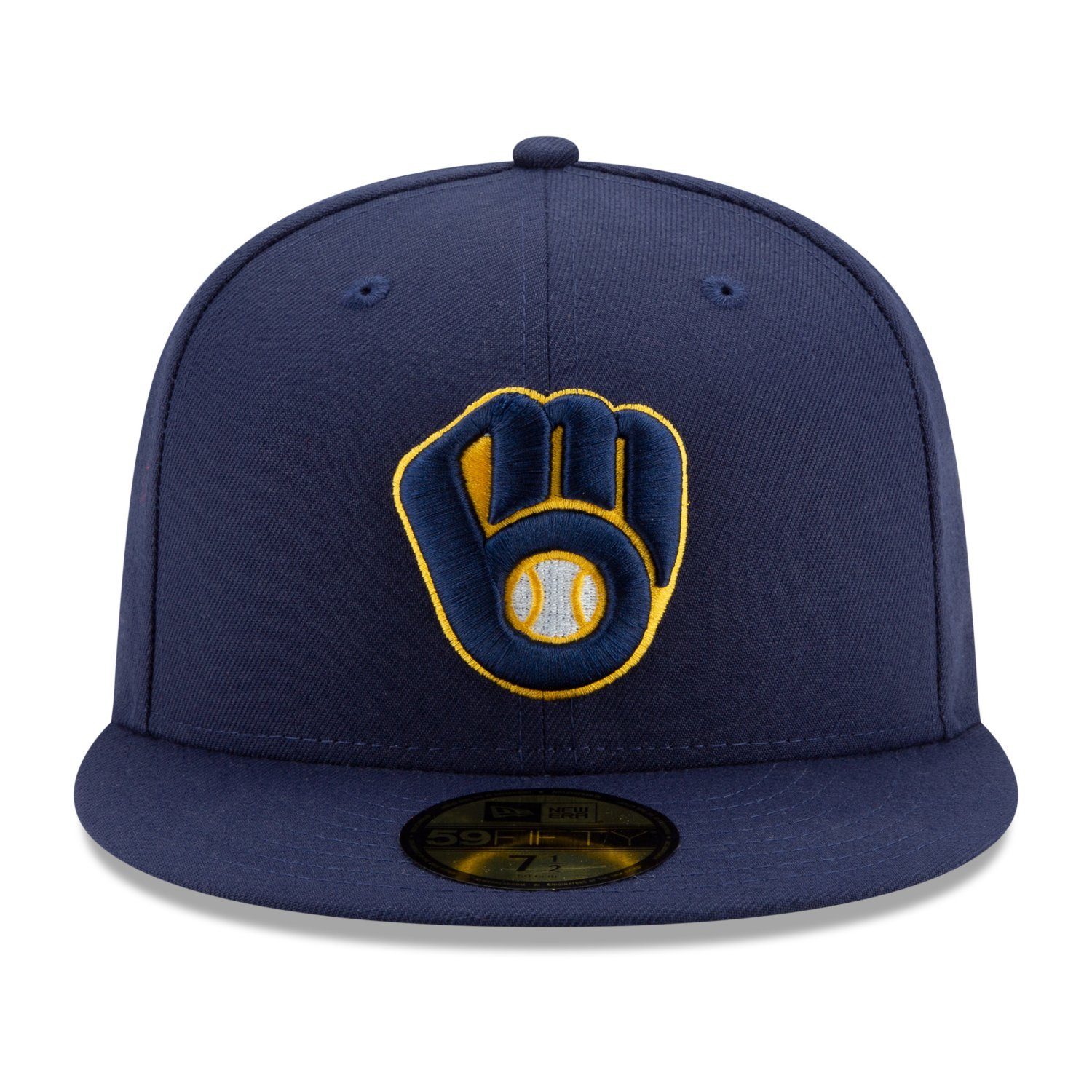 New Era Fitted Cap 59Fifty Milwaukee AUTHENTIC ONFIELD Brewers