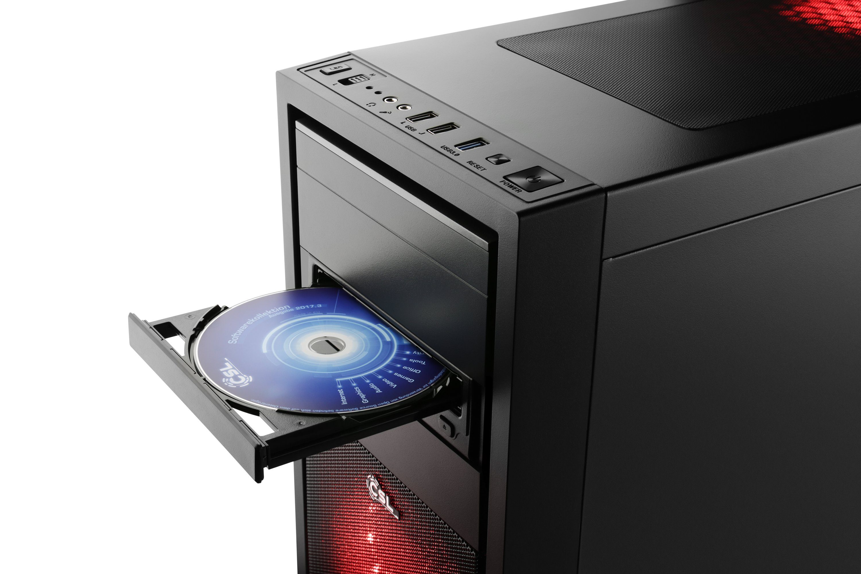 CSL HydroX V29314 Gaming-PC (Intel Core i9 13900KF, GeForce RTX 3060, 32 GB RAM, 1000 GB SSD, Wasserkühlung)